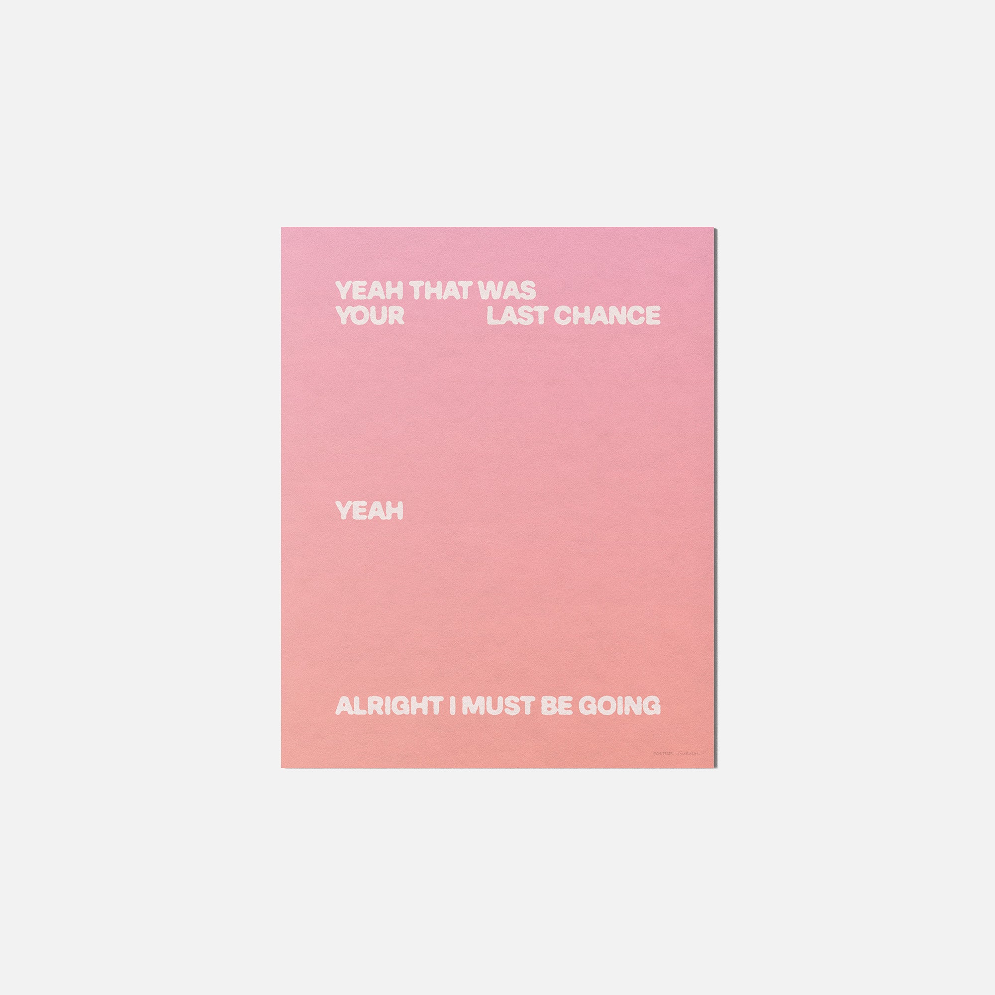 CHANCE PRINT