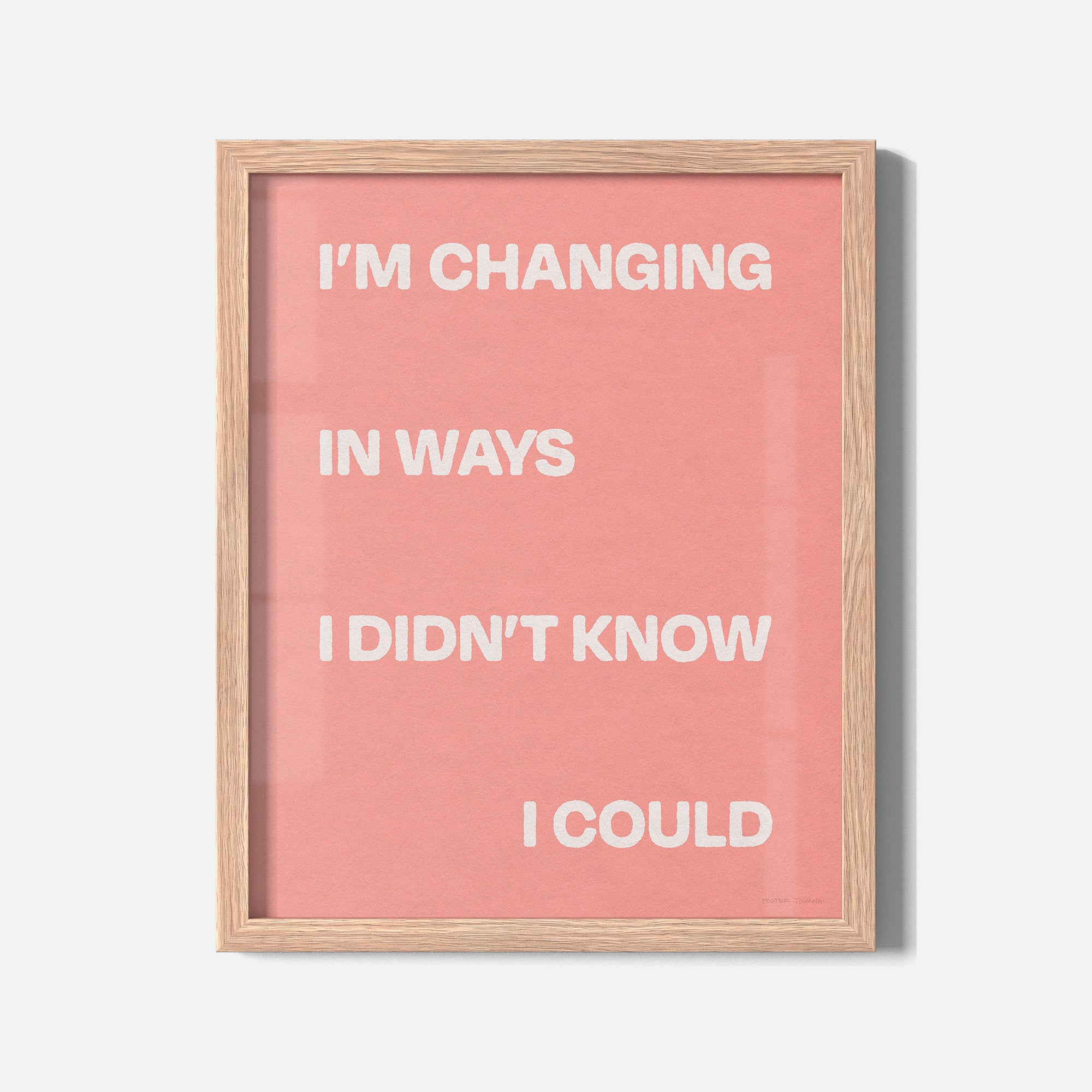 CHANGING PRINT