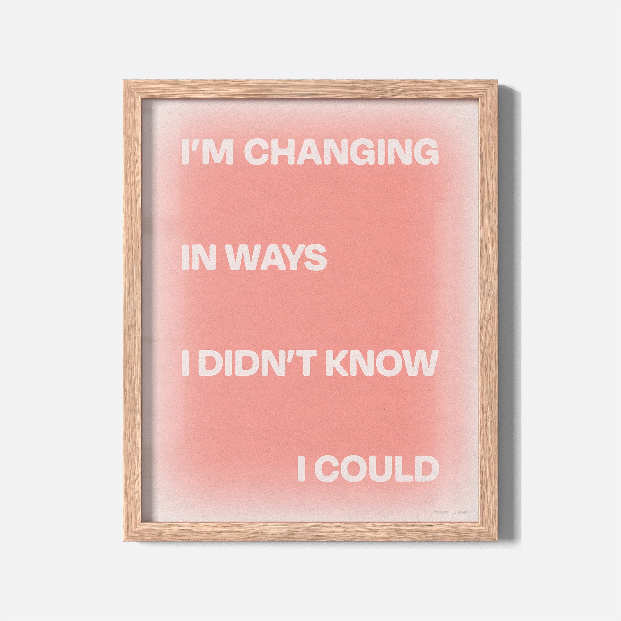 CHANGING PRINT
