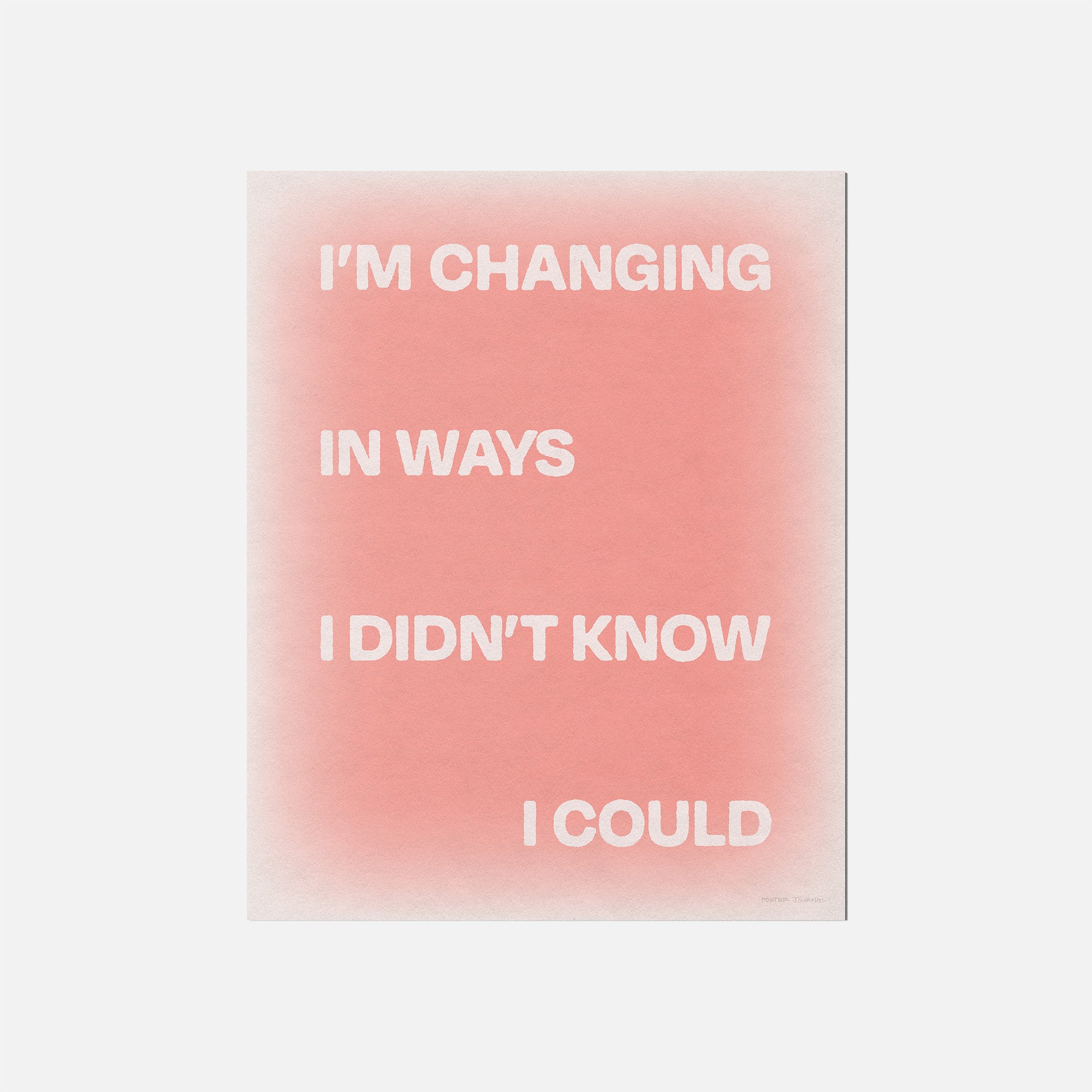 CHANGING PRINT