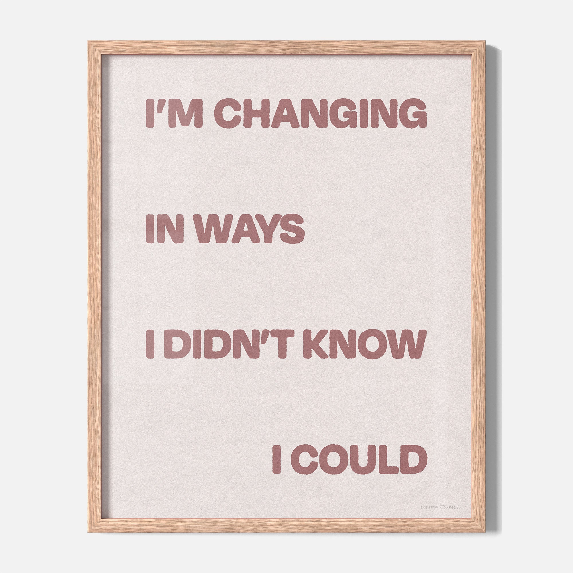 CHANGING PRINT