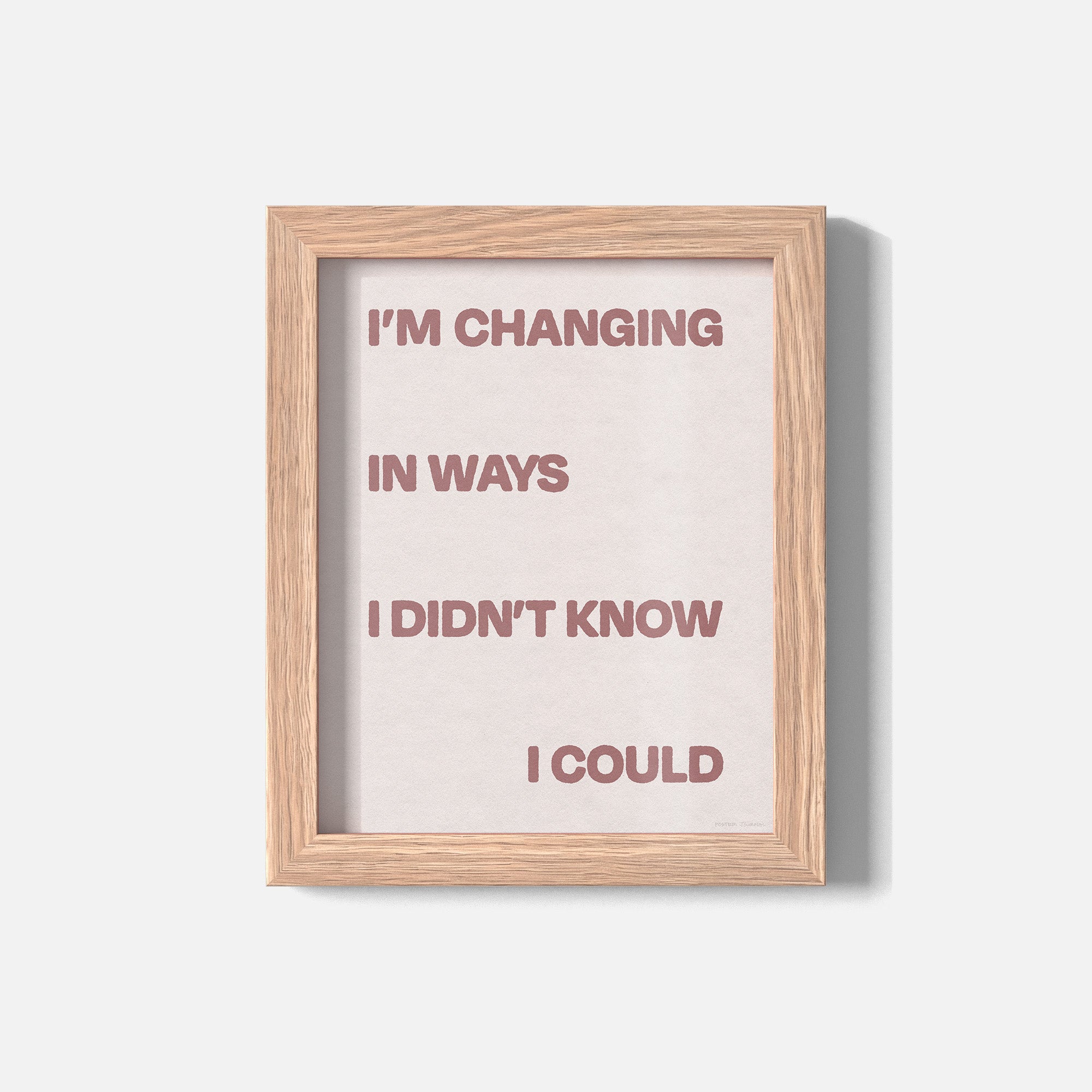CHANGING PRINT