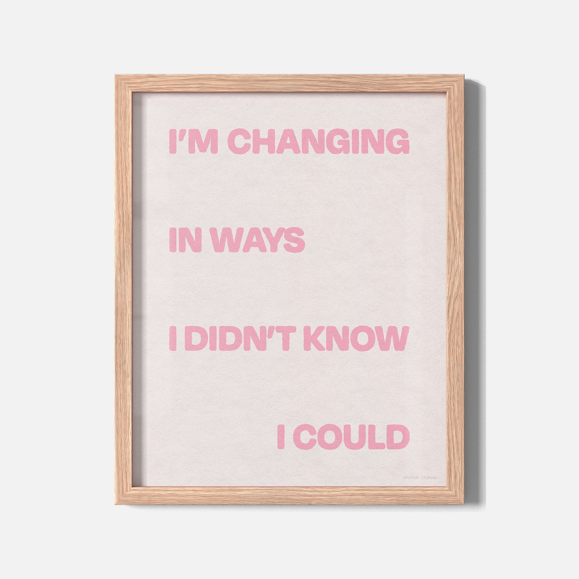 CHANGING PRINT