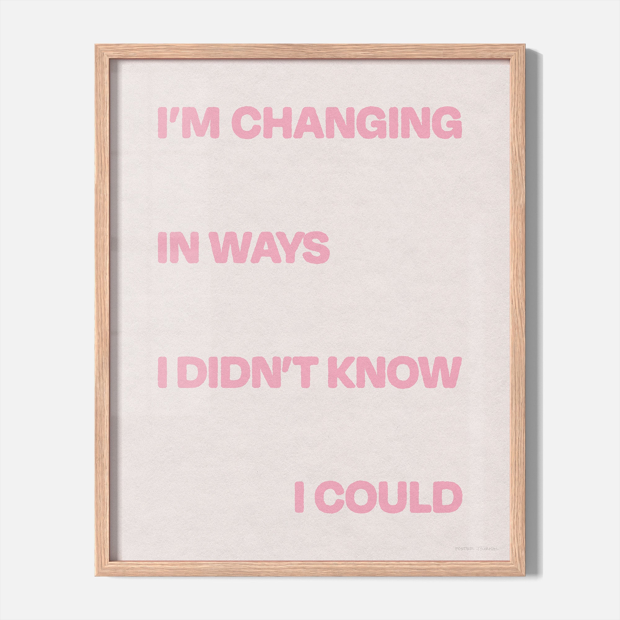 CHANGING PRINT