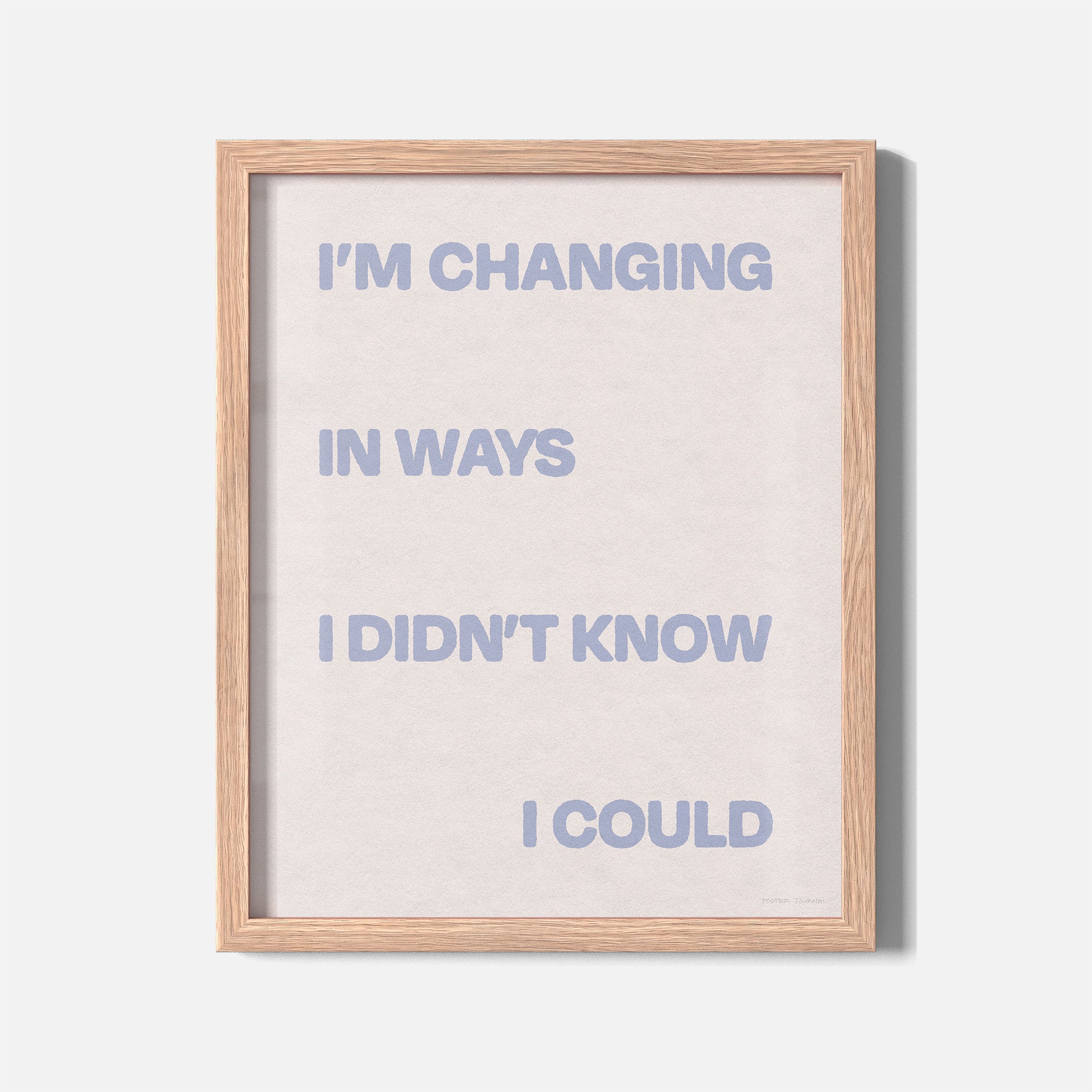 CHANGING PRINT