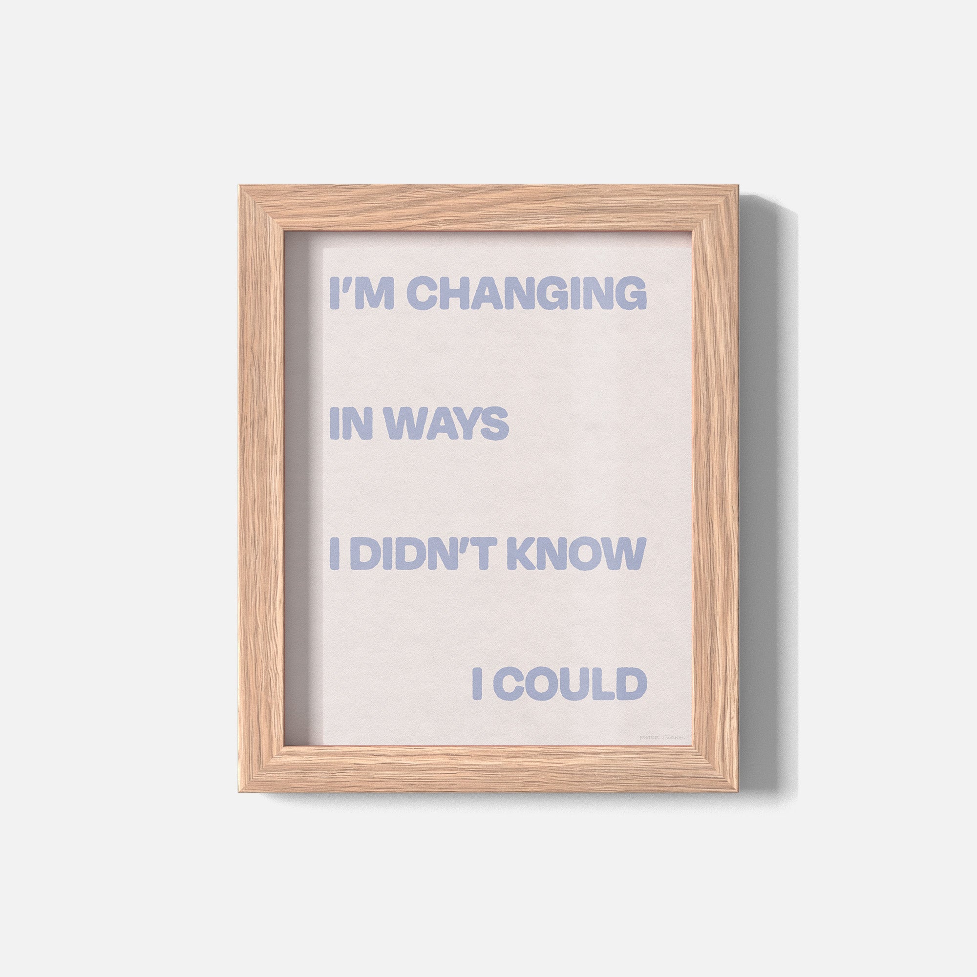 CHANGING PRINT