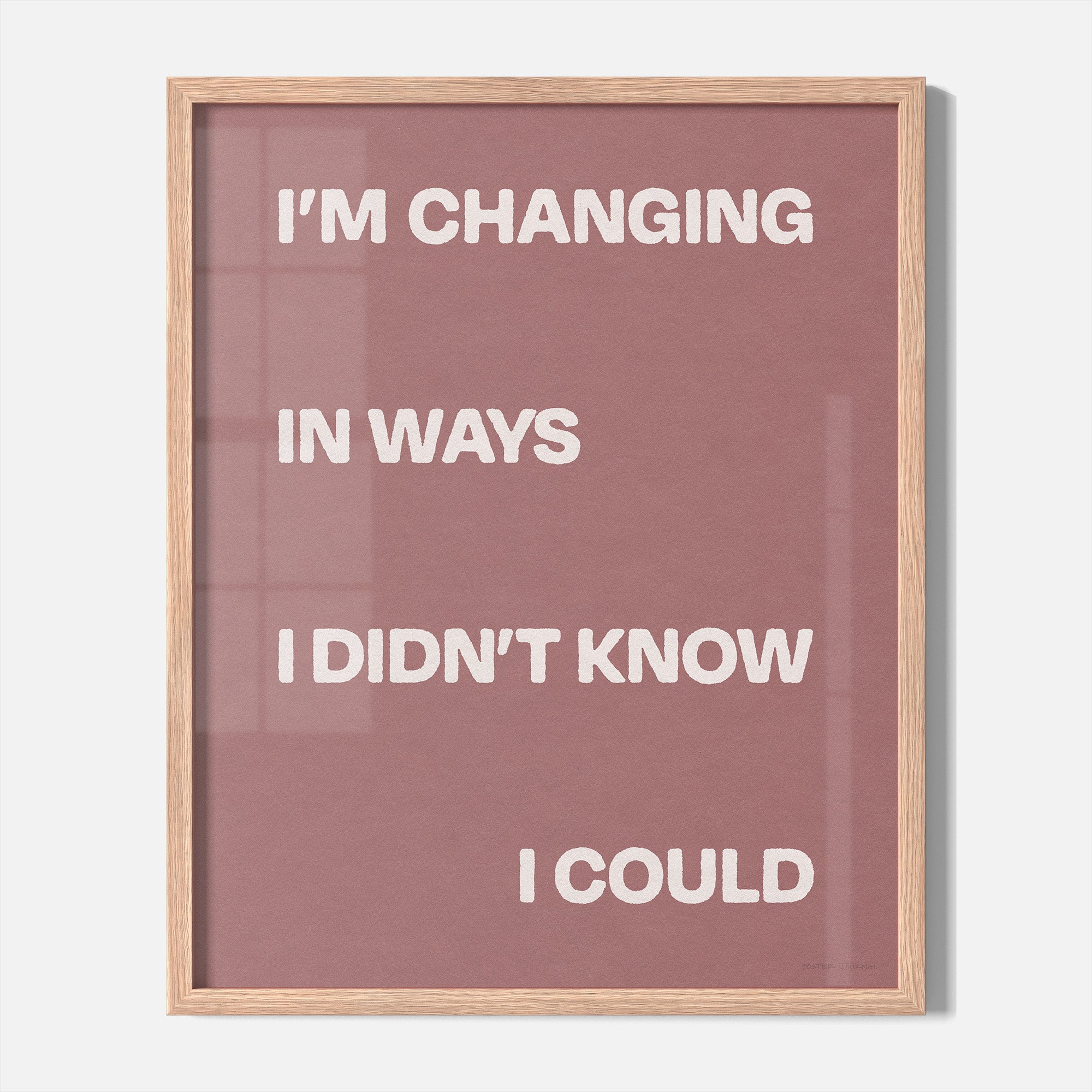 CHANGING PRINT