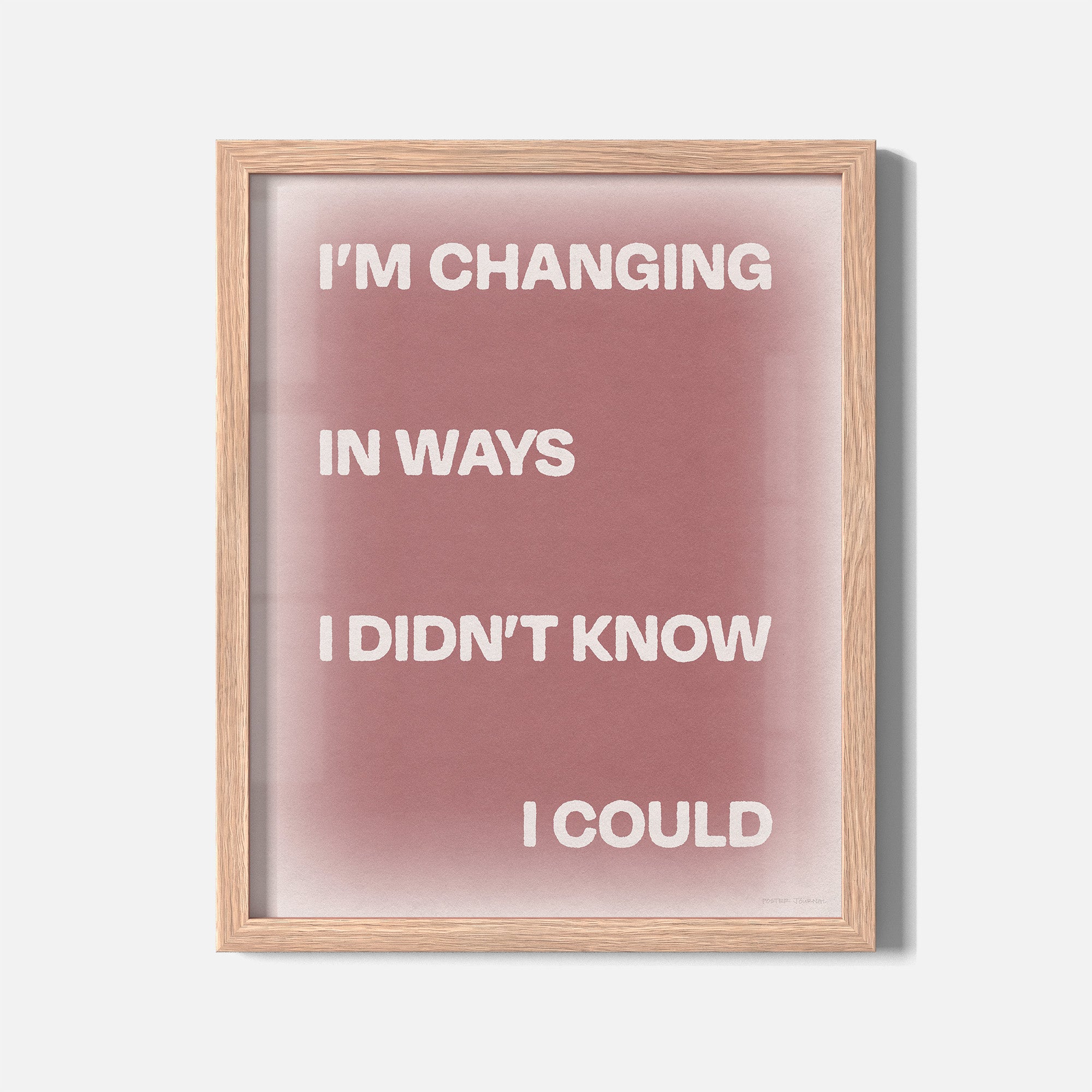 CHANGING PRINT