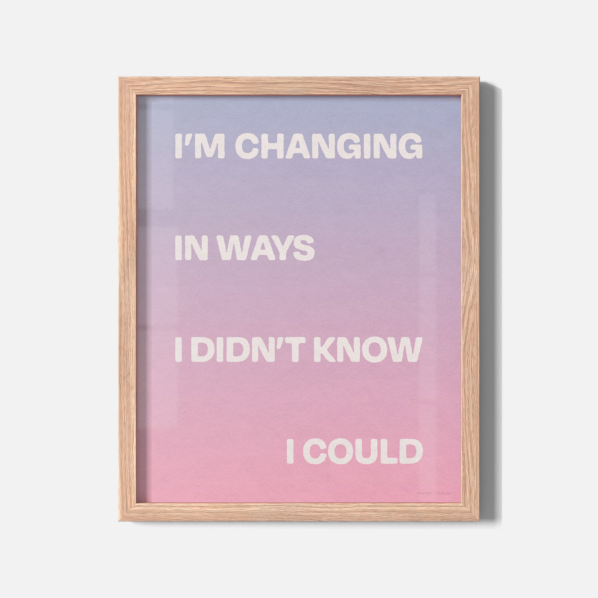 CHANGING PRINT