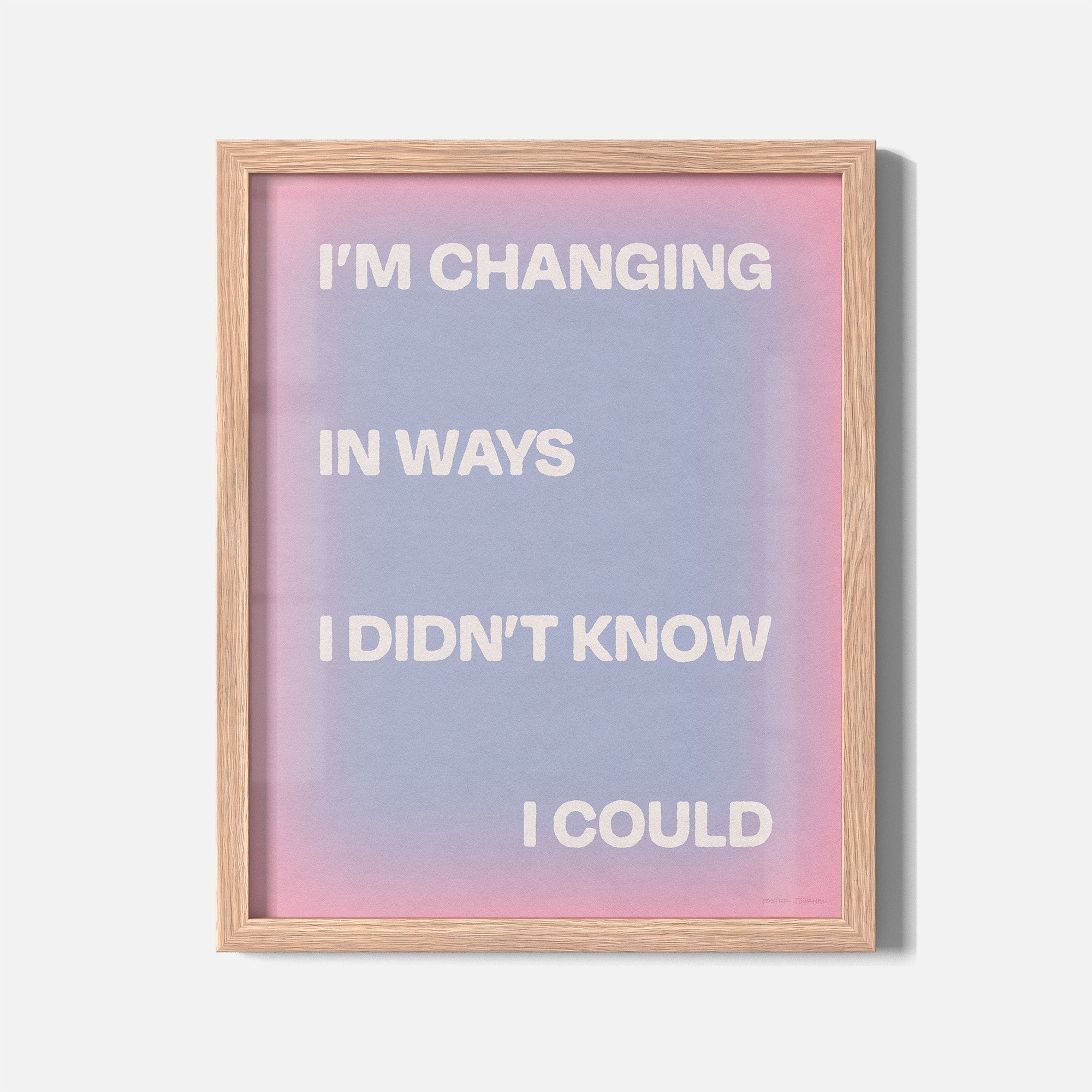 CHANGING PRINT