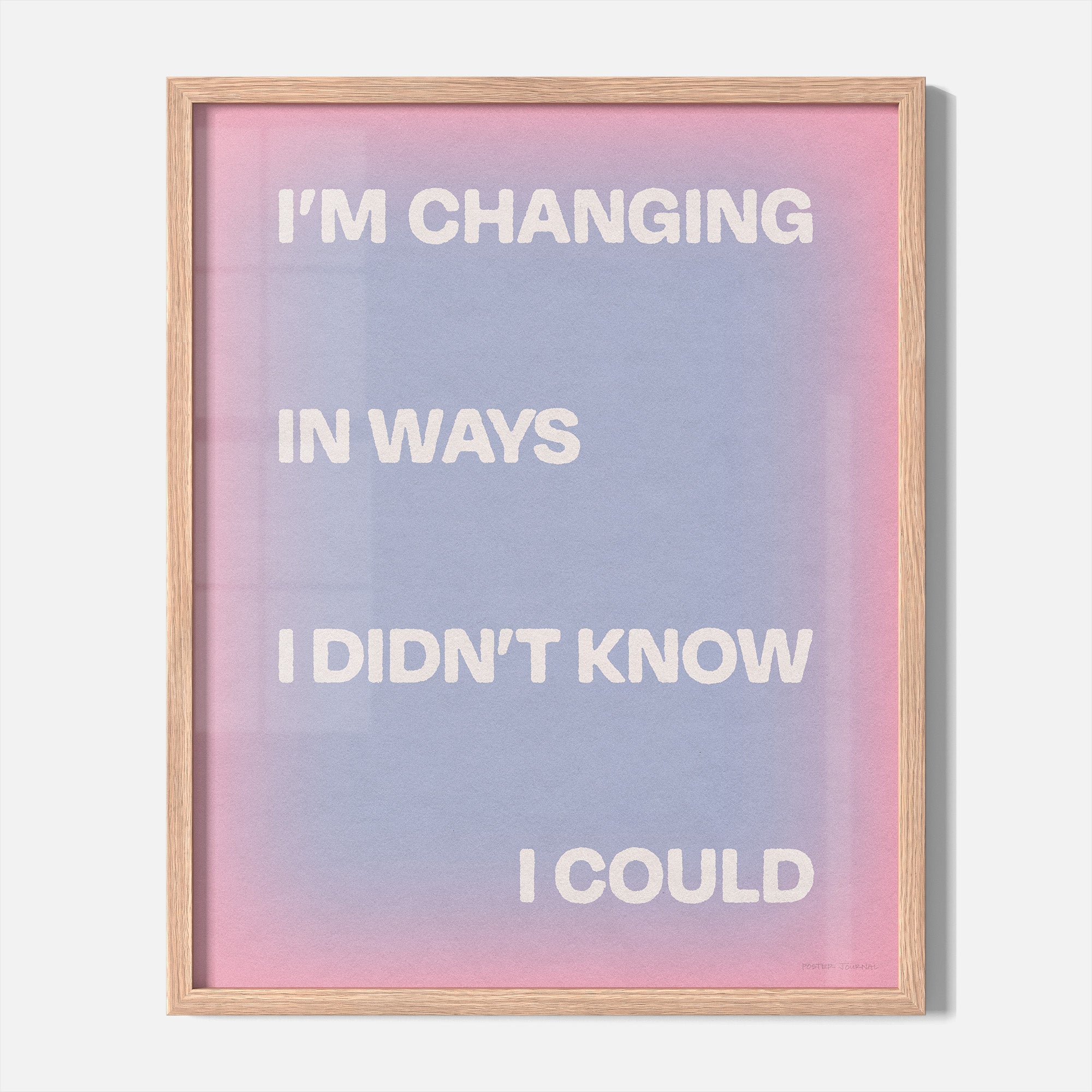 CHANGING PRINT