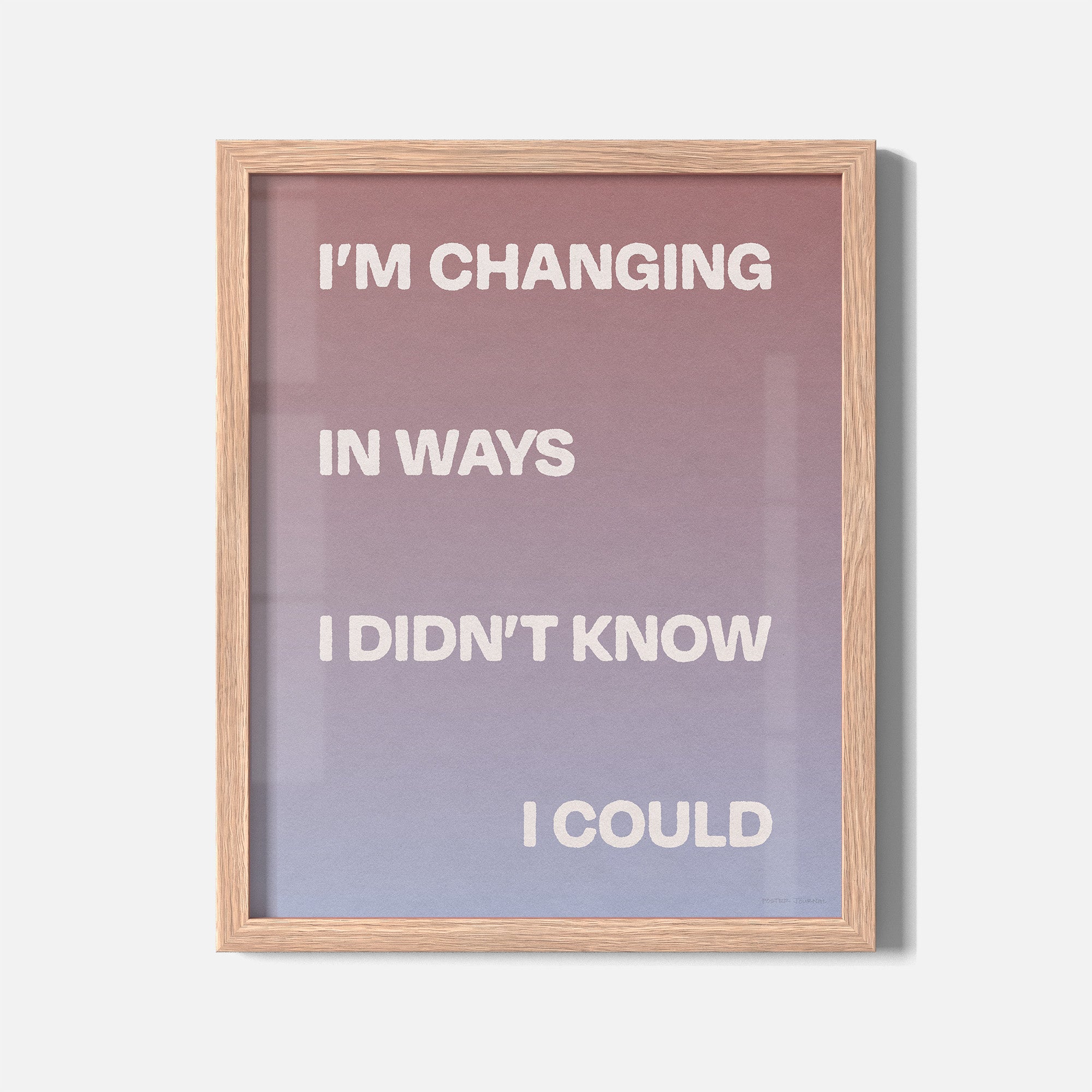 CHANGING PRINT
