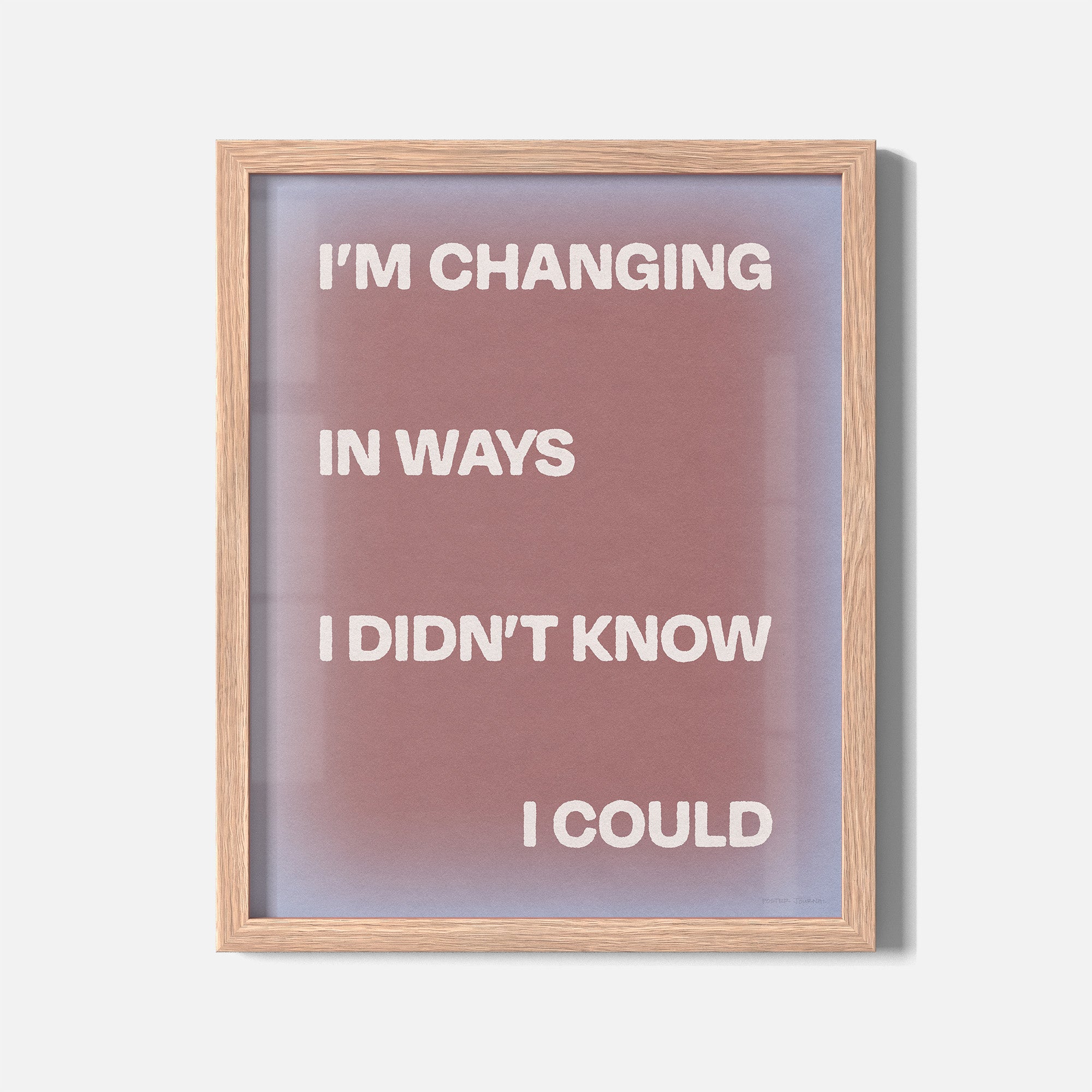 CHANGING PRINT