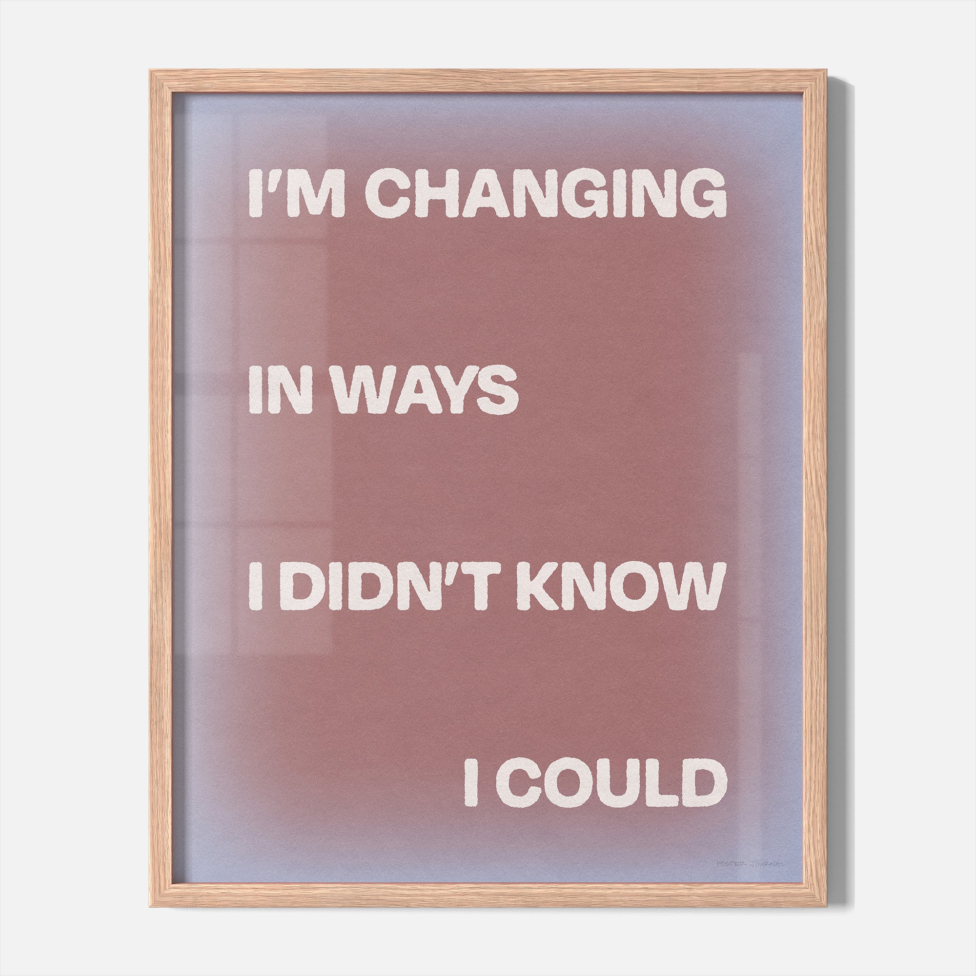 CHANGING PRINT