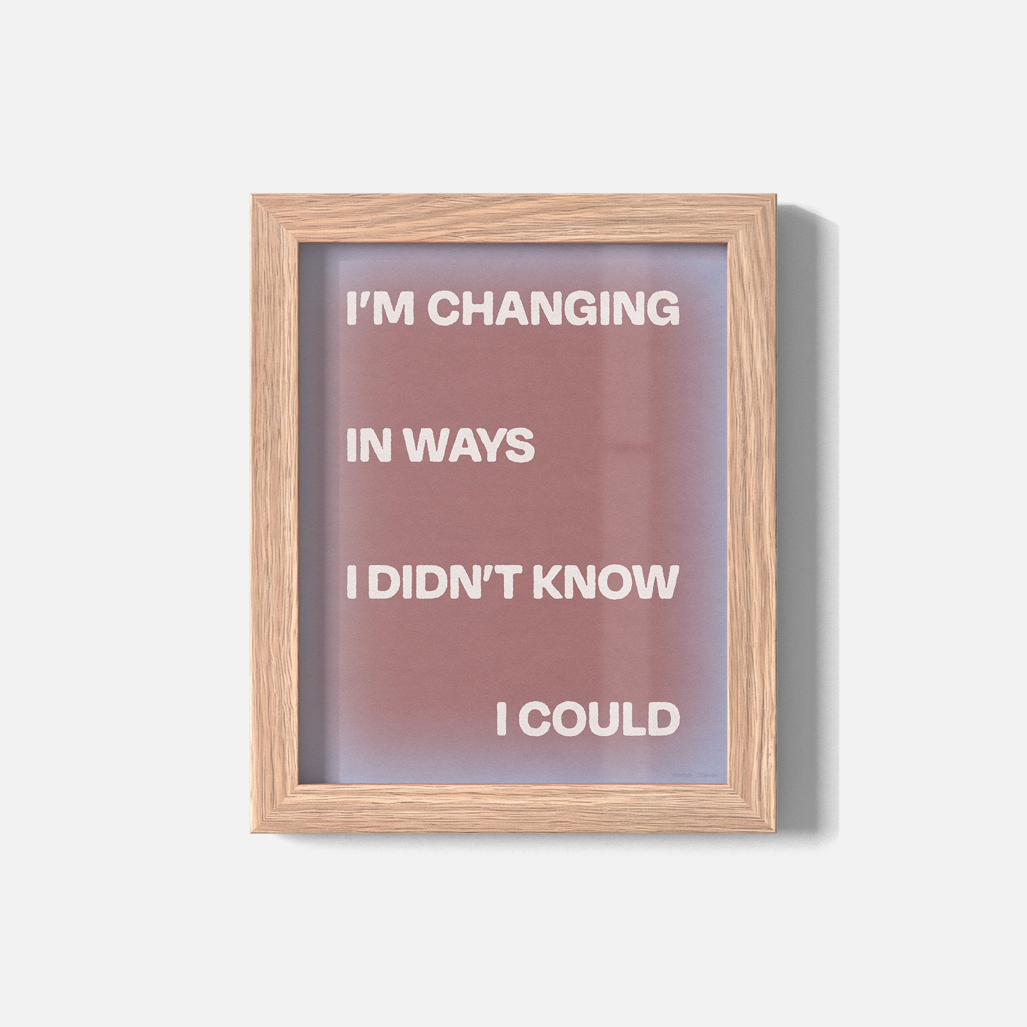 CHANGING PRINT