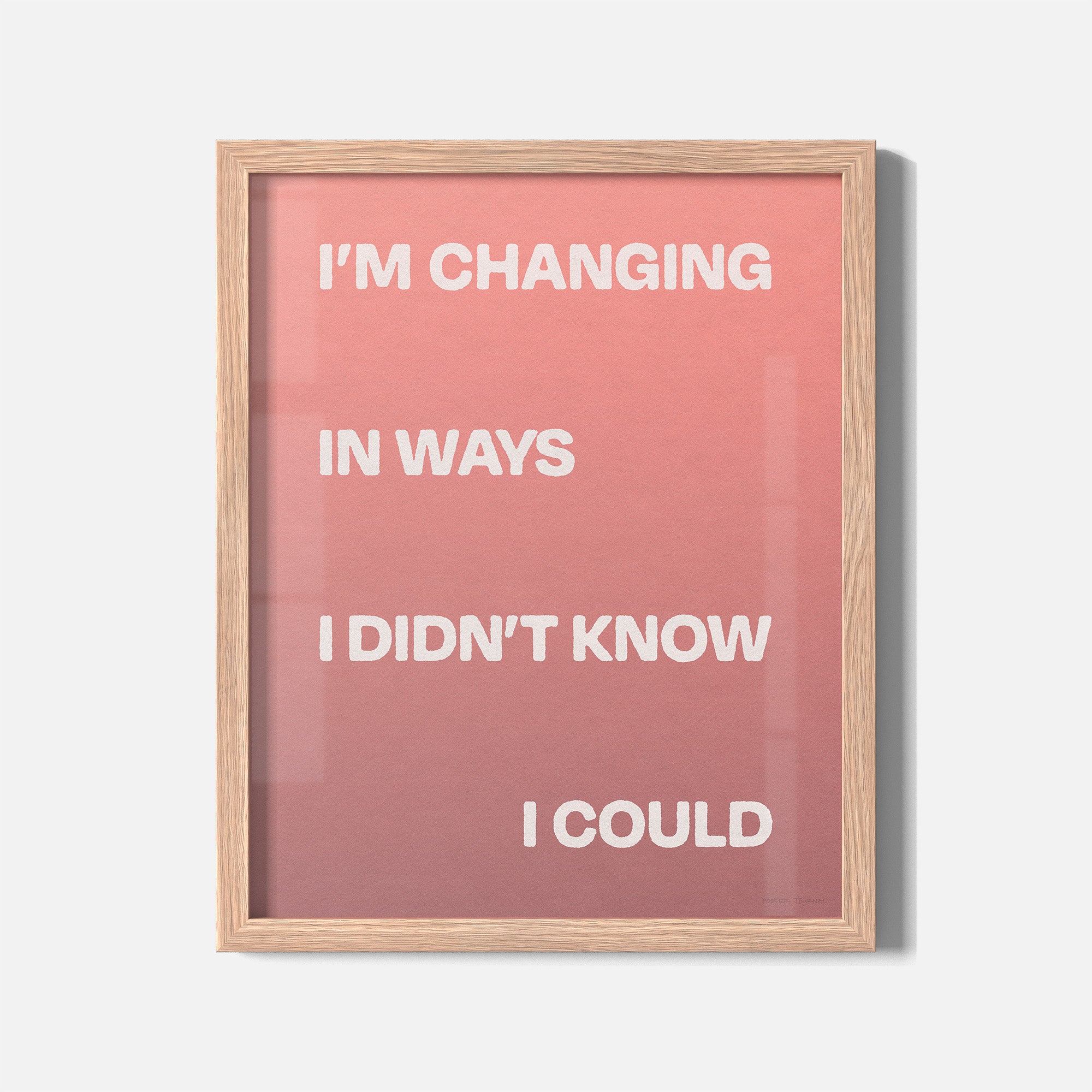 CHANGING PRINT