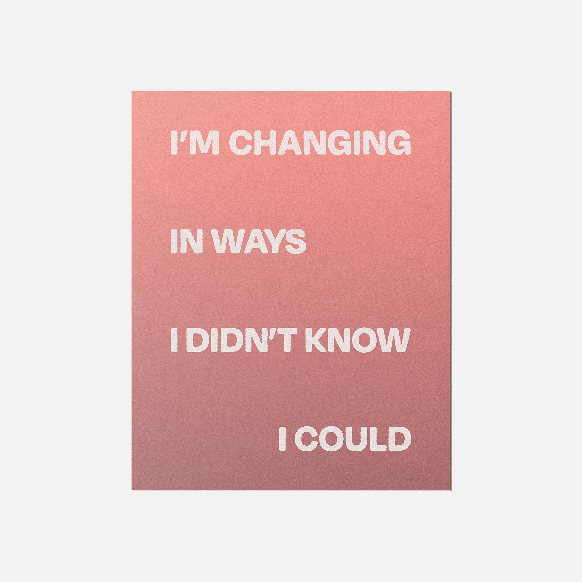 CHANGING PRINT