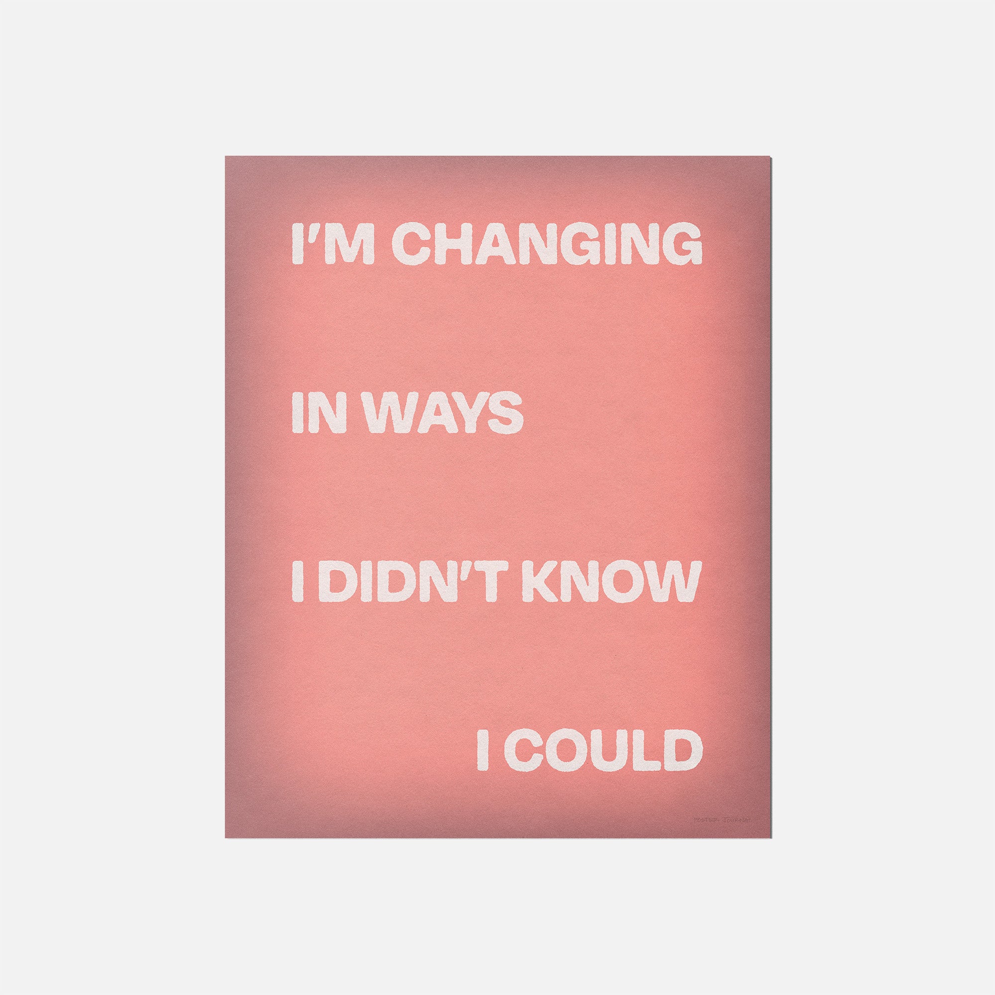 CHANGING PRINT