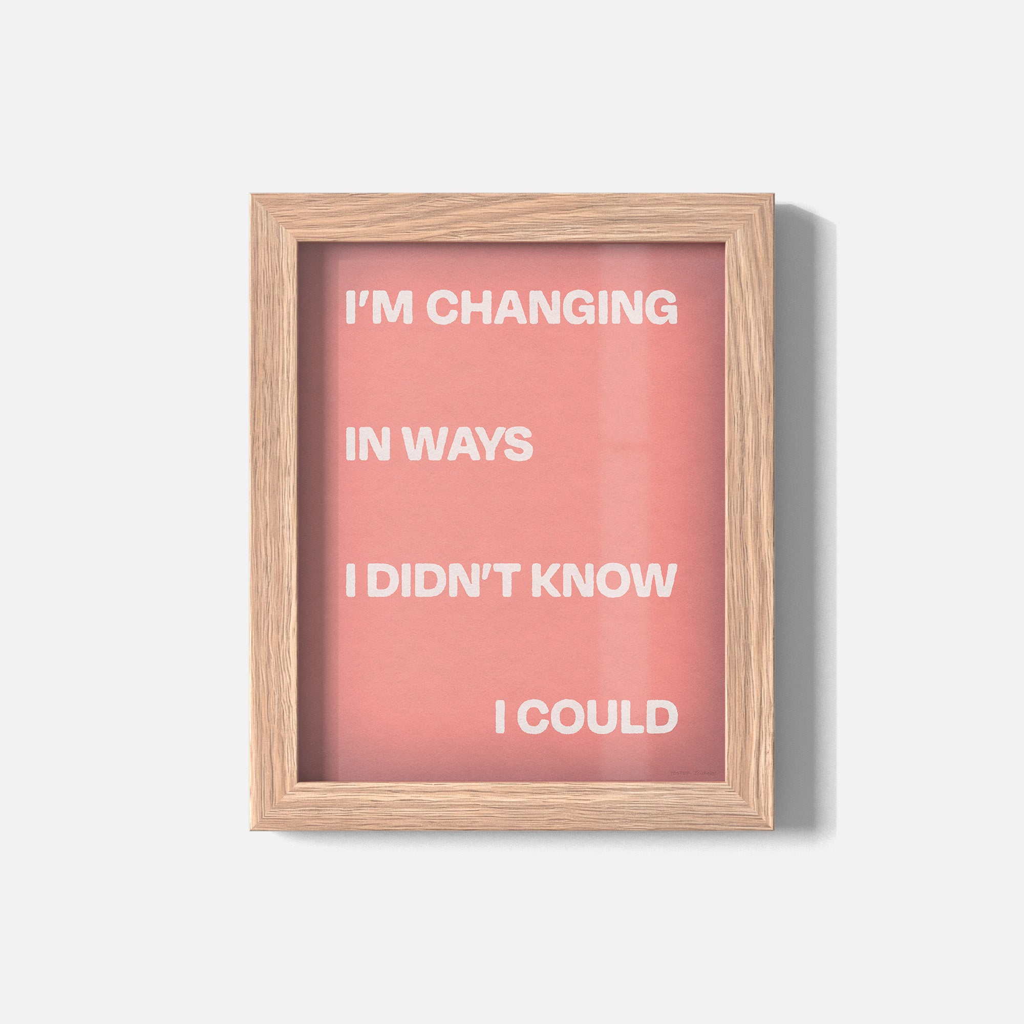 CHANGING PRINT
