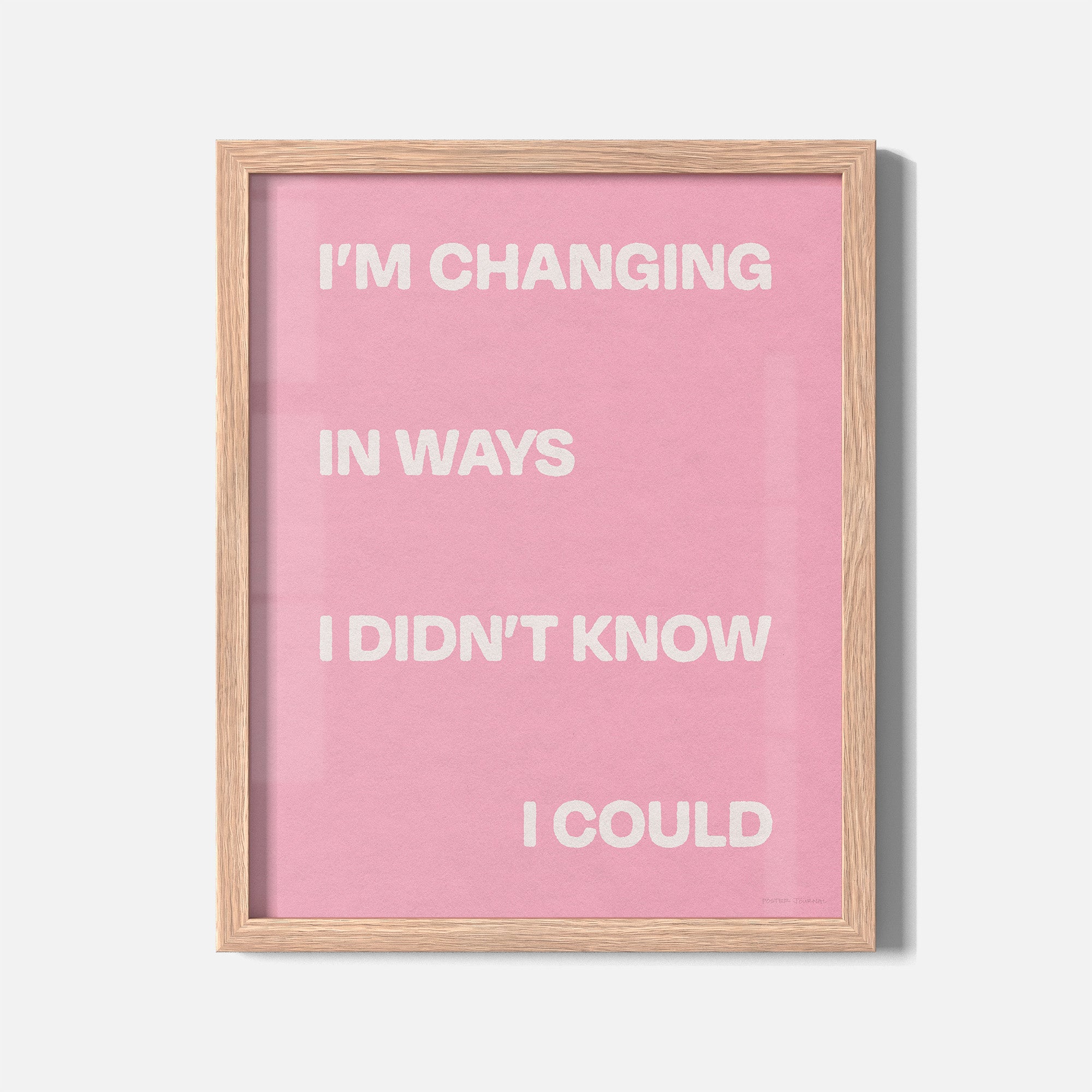 CHANGING PRINT