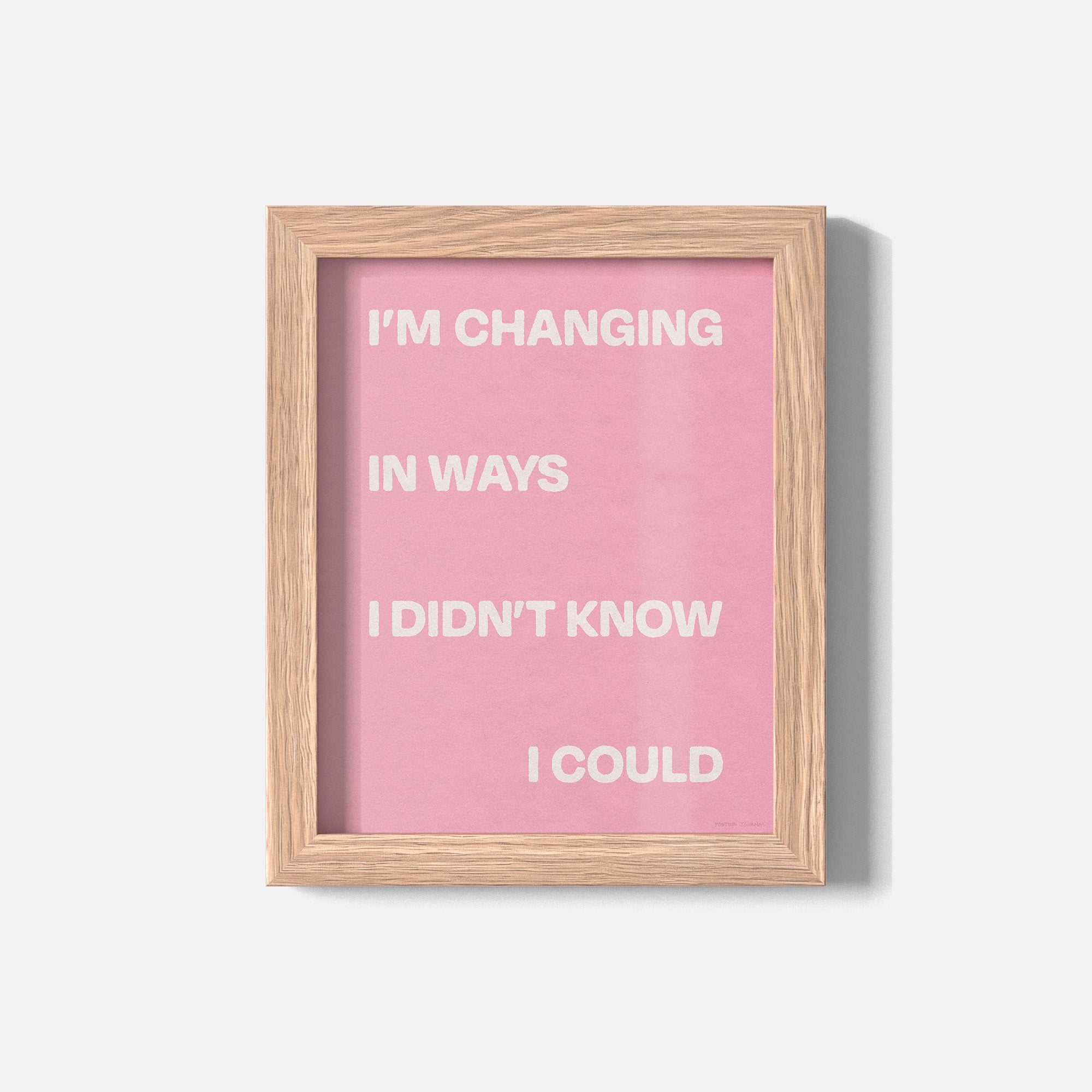 CHANGING PRINT