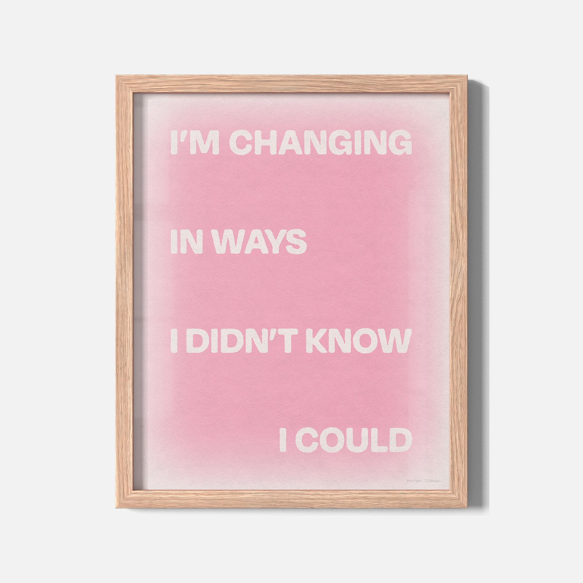 CHANGING PRINT
