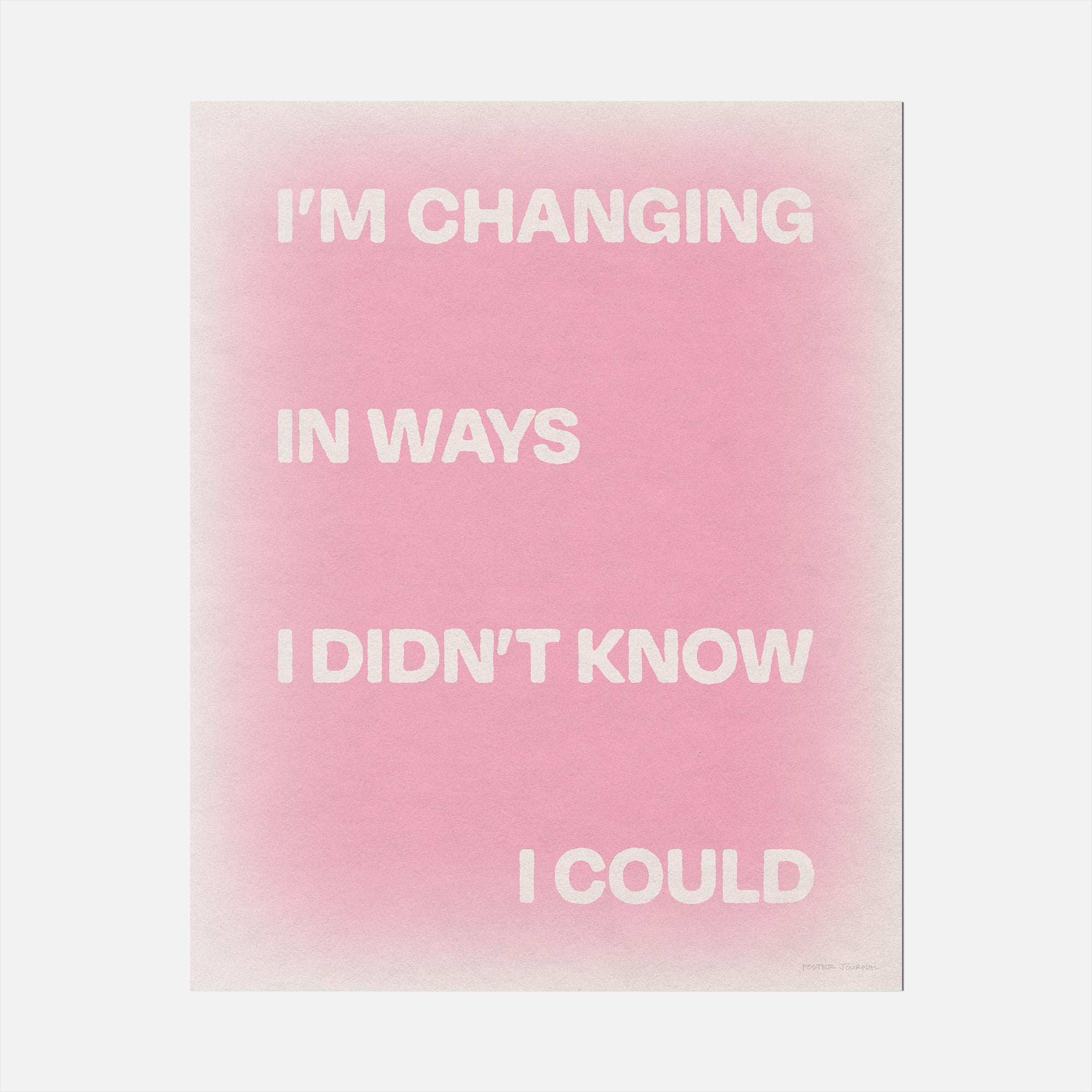 CHANGING PRINT