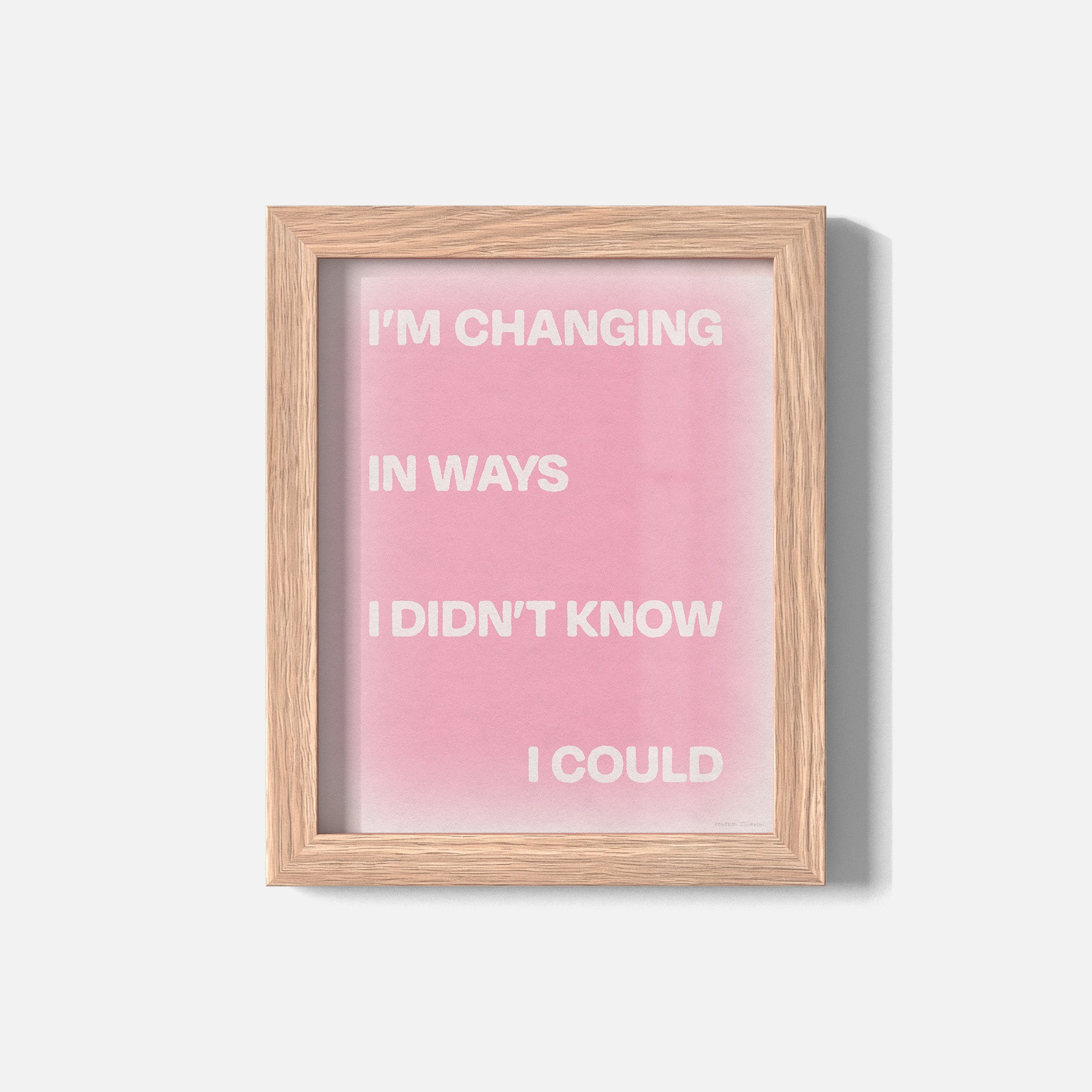CHANGING PRINT