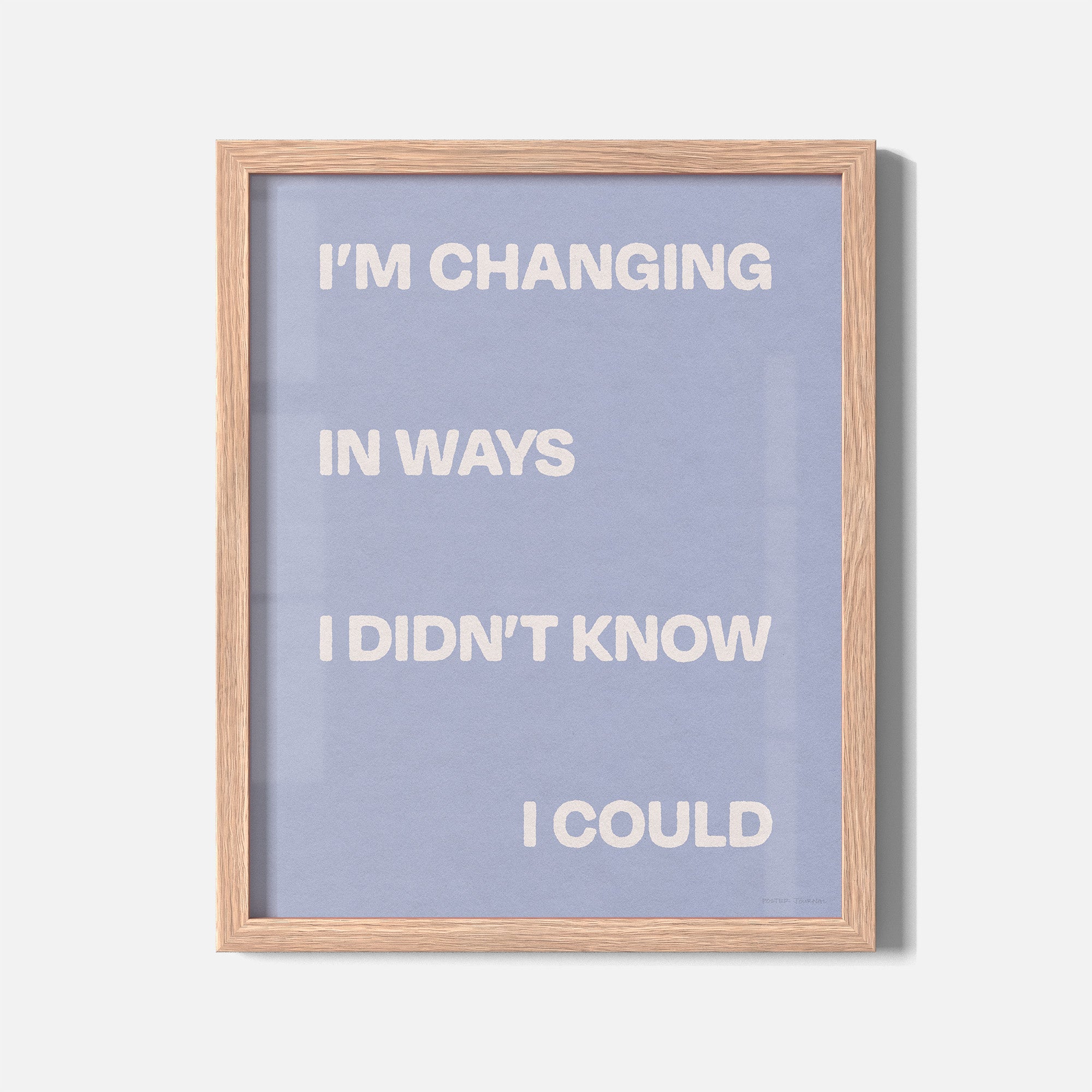 CHANGING PRINT