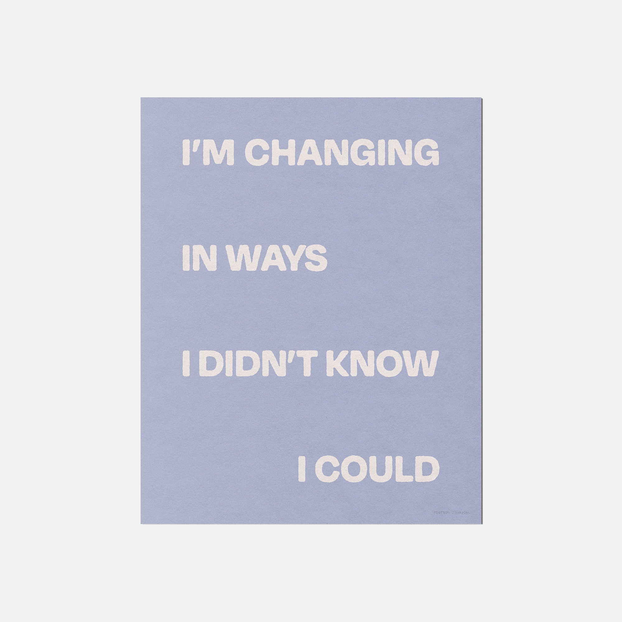 CHANGING PRINT