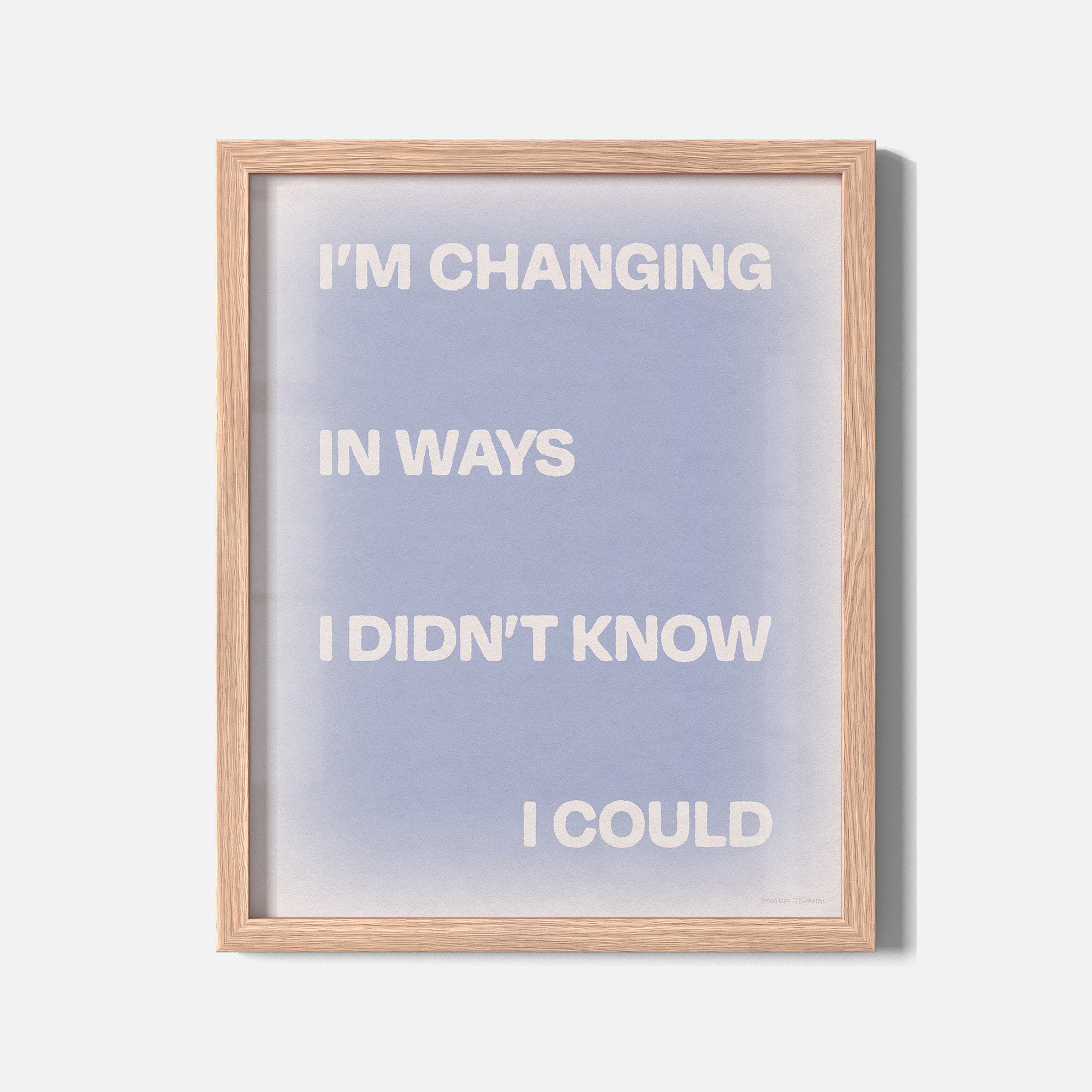 CHANGING PRINT