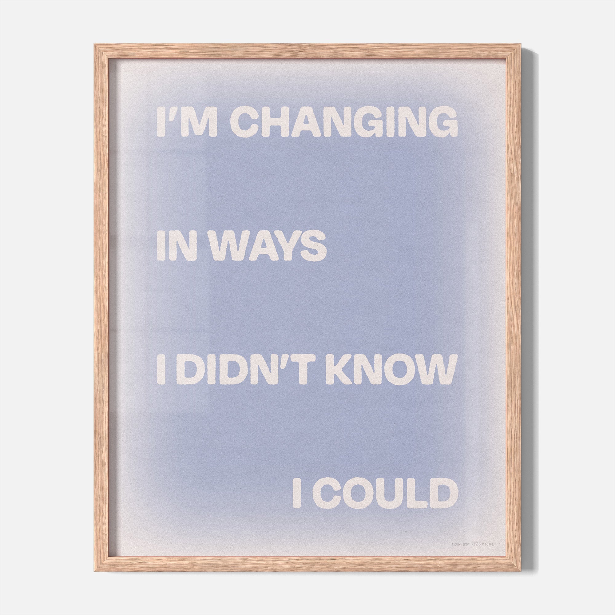 CHANGING PRINT