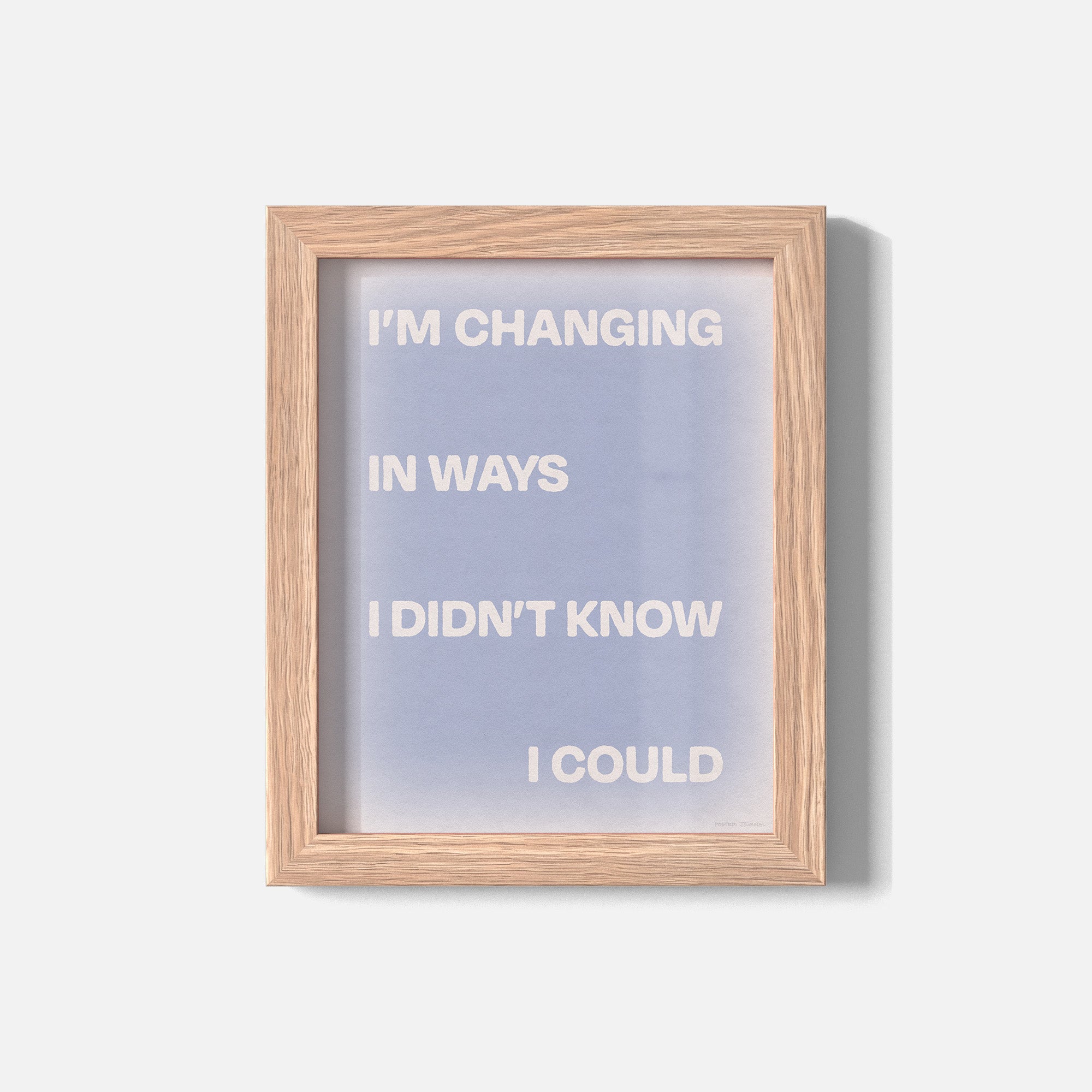 CHANGING PRINT