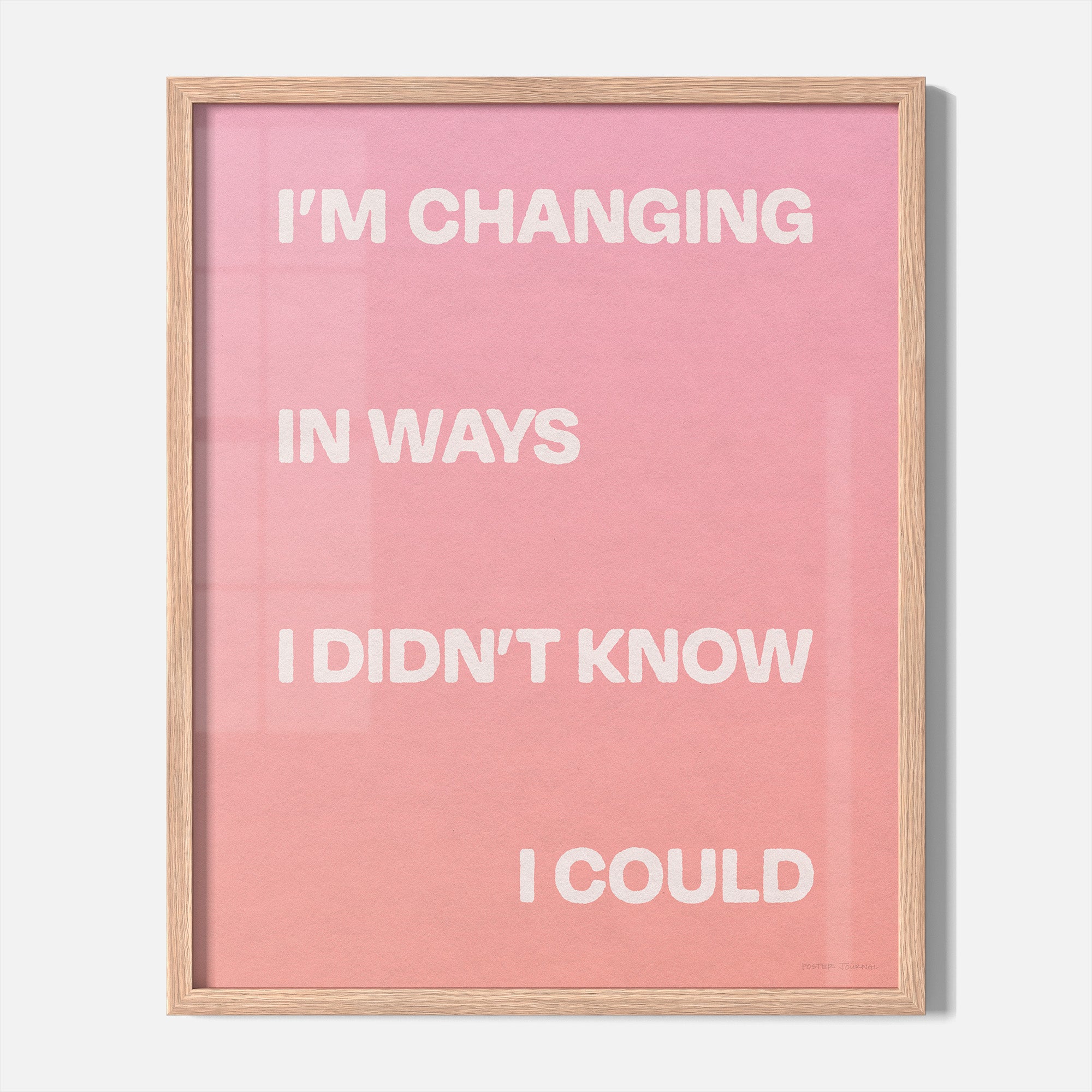 CHANGING PRINT