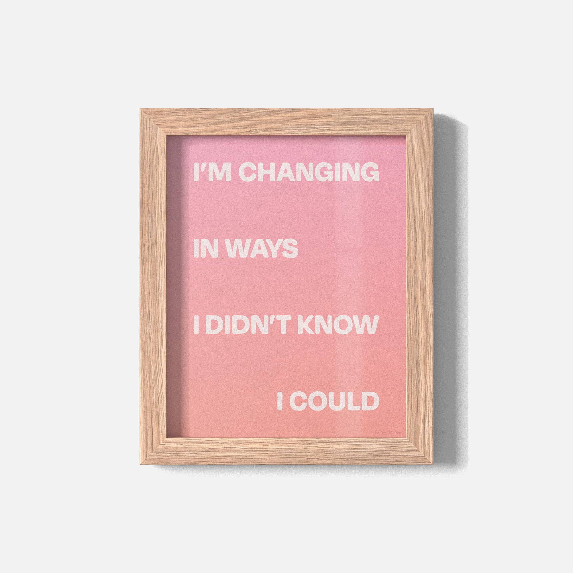 CHANGING PRINT
