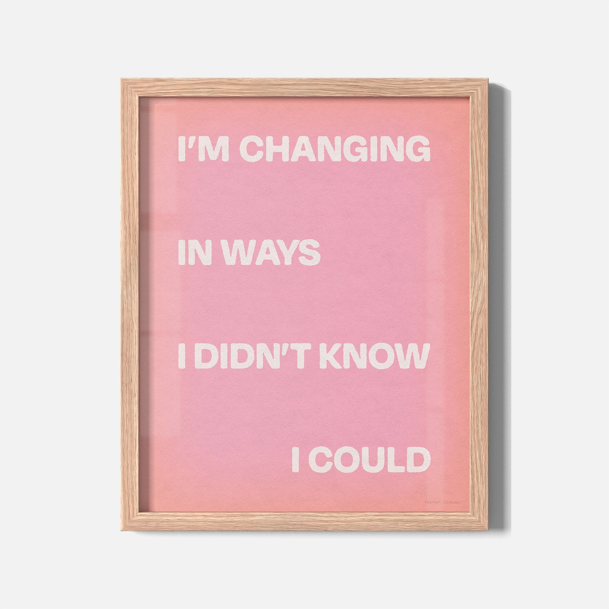CHANGING PRINT
