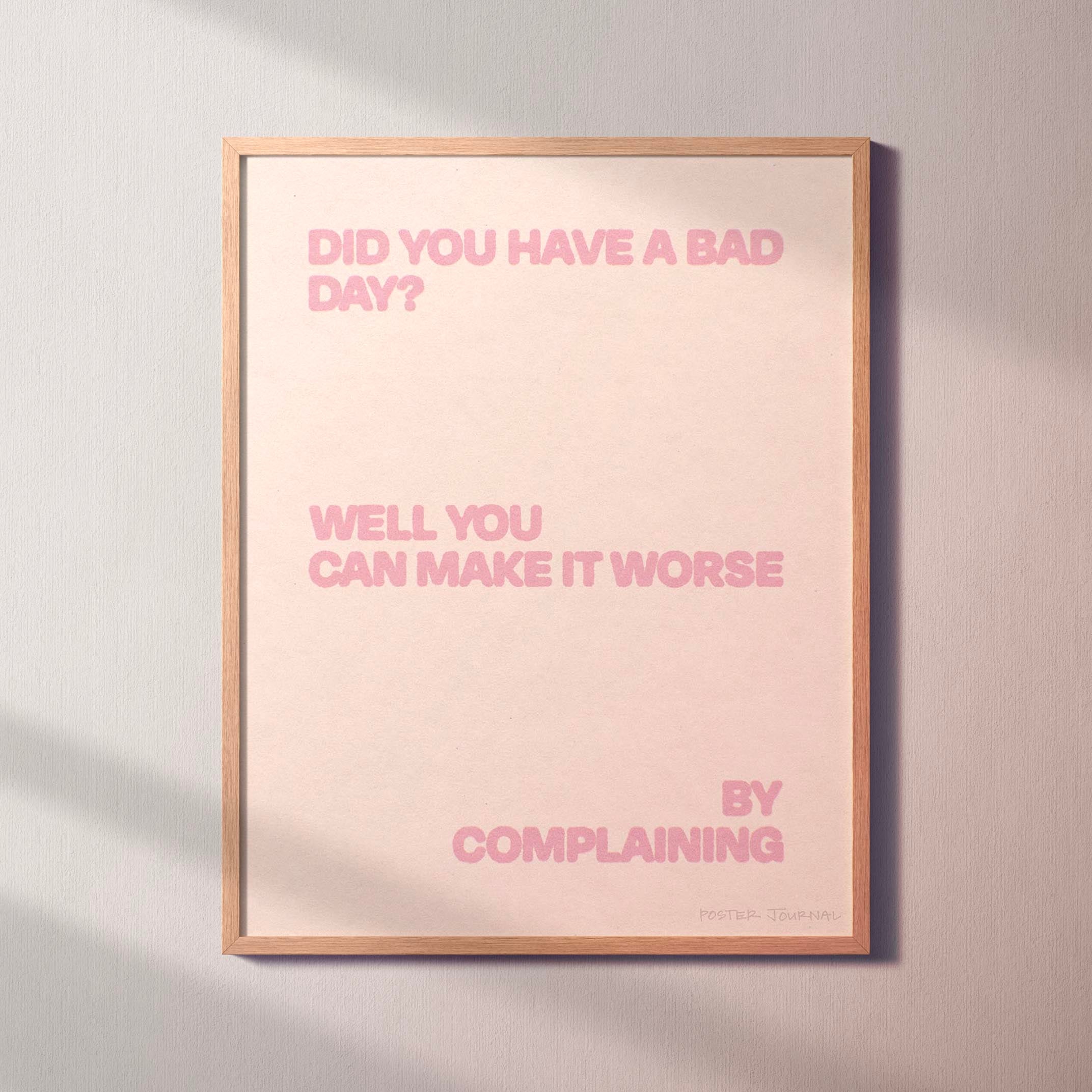 COMPLAINING PRINT