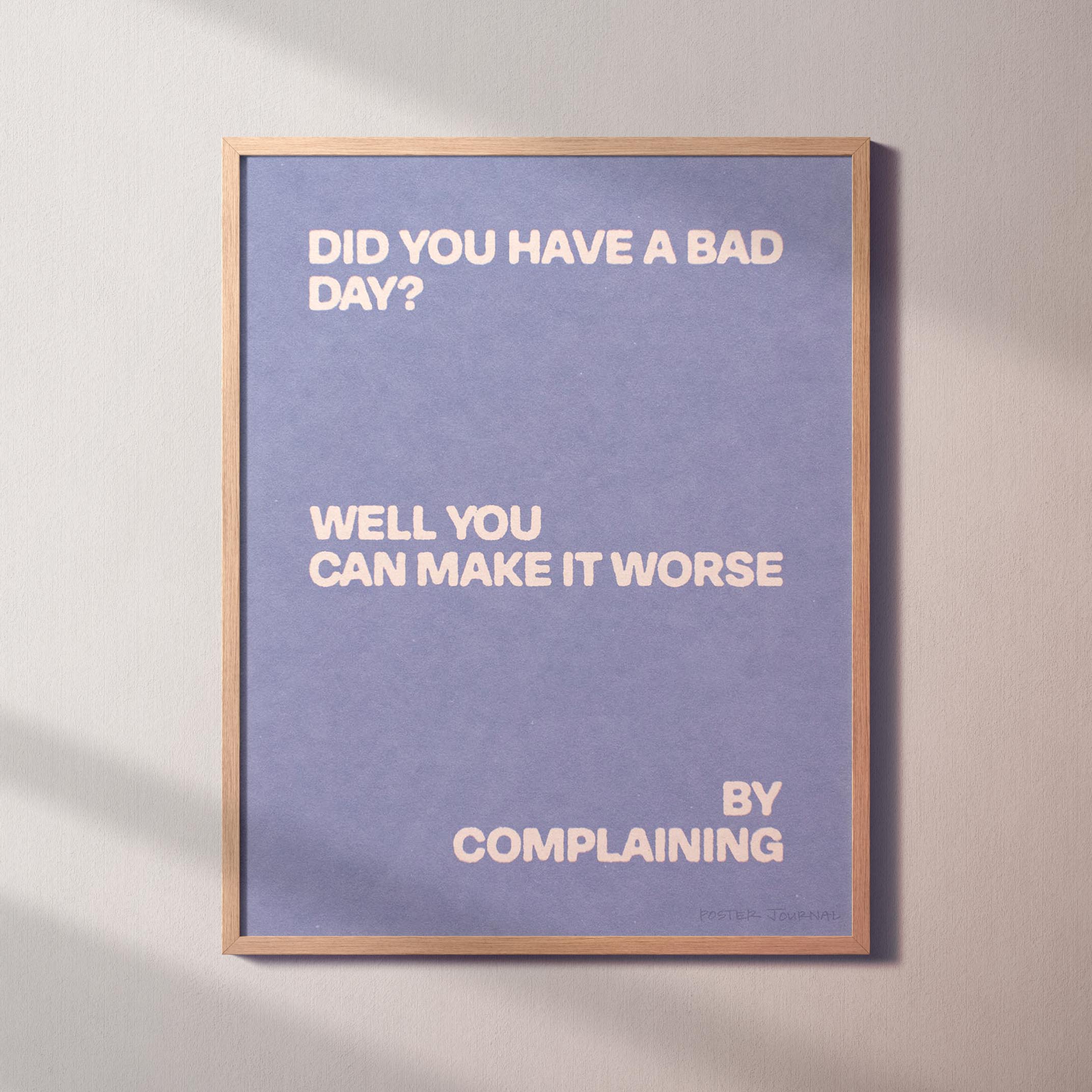 COMPLAINING PRINT