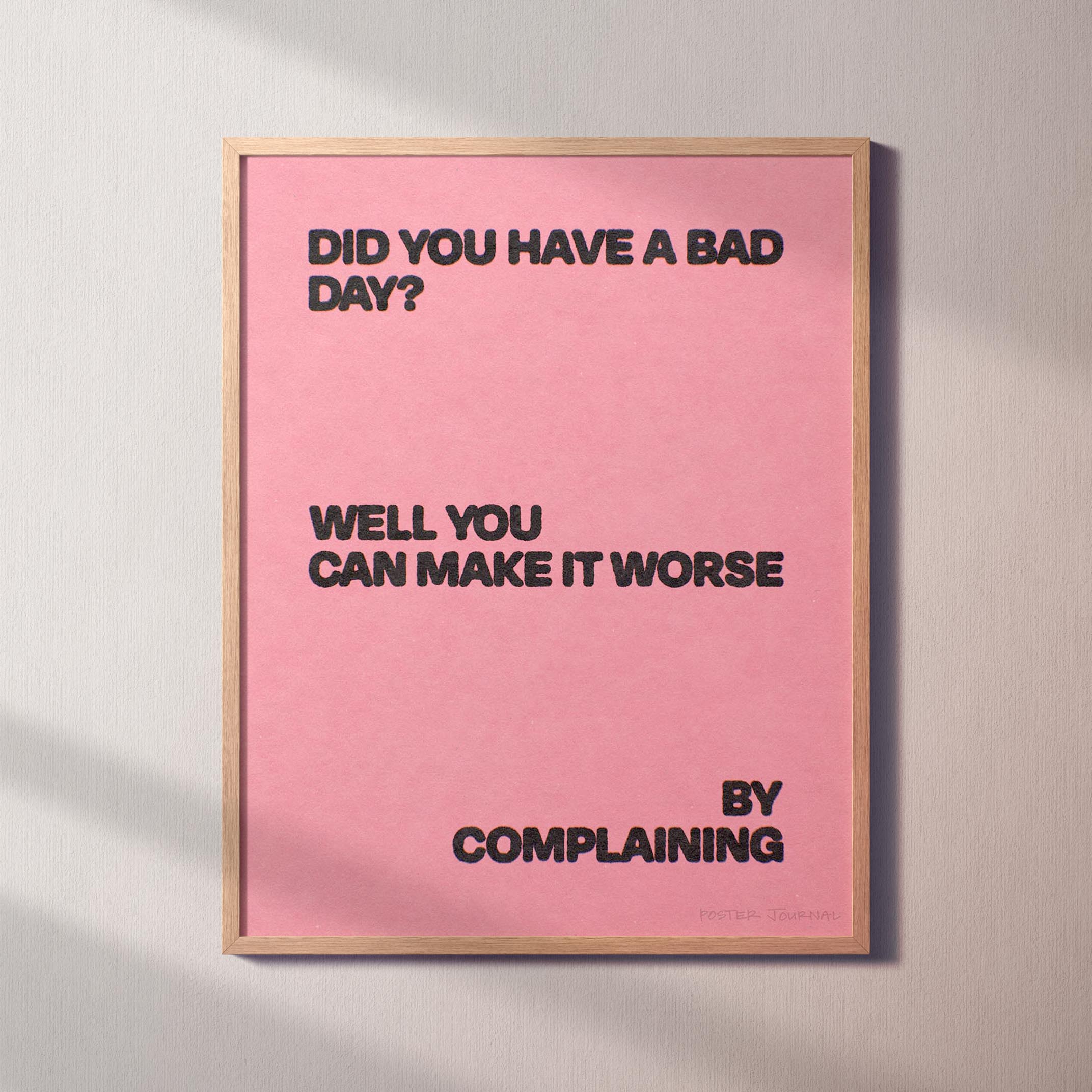 COMPLAINING PRINT