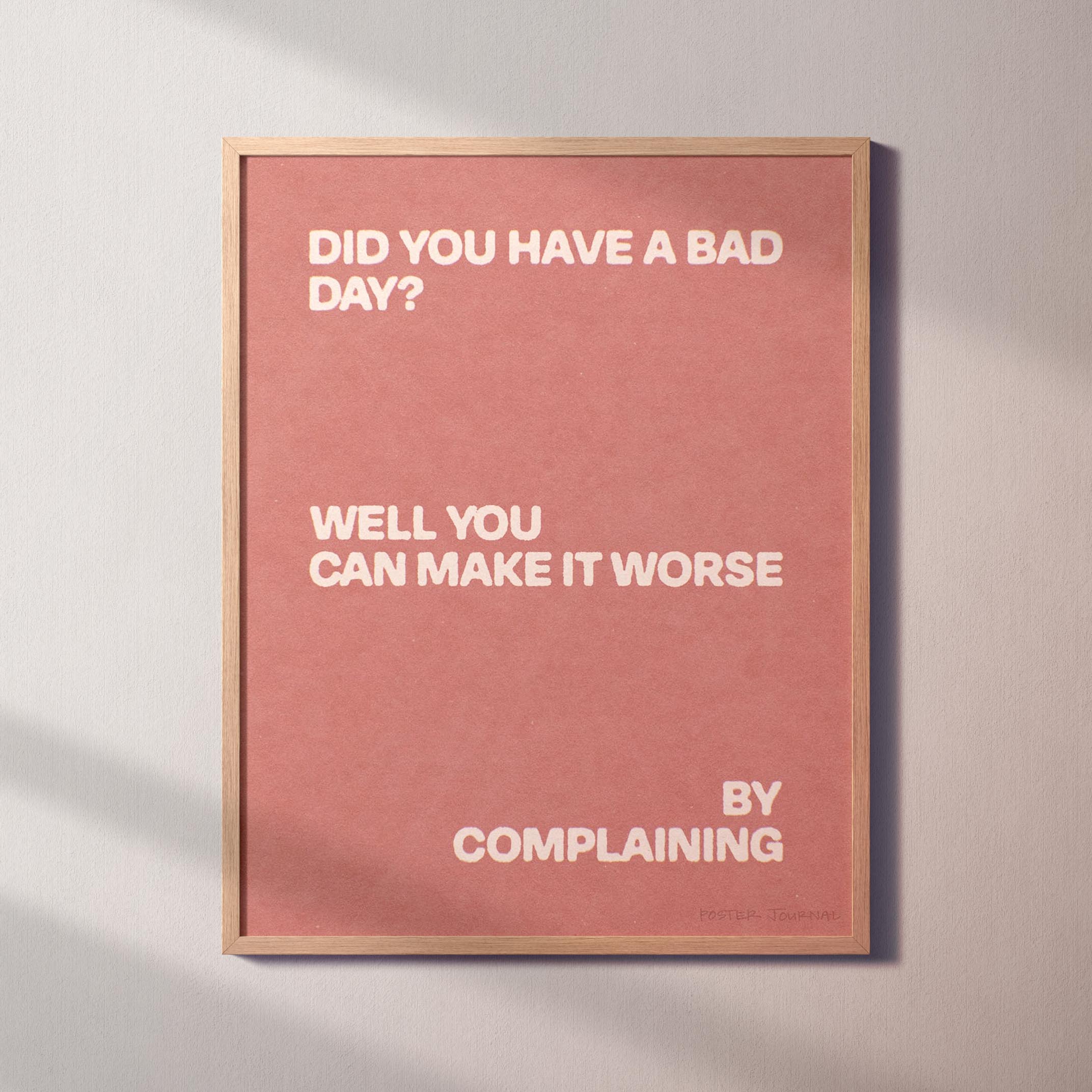 COMPLAINING PRINT
