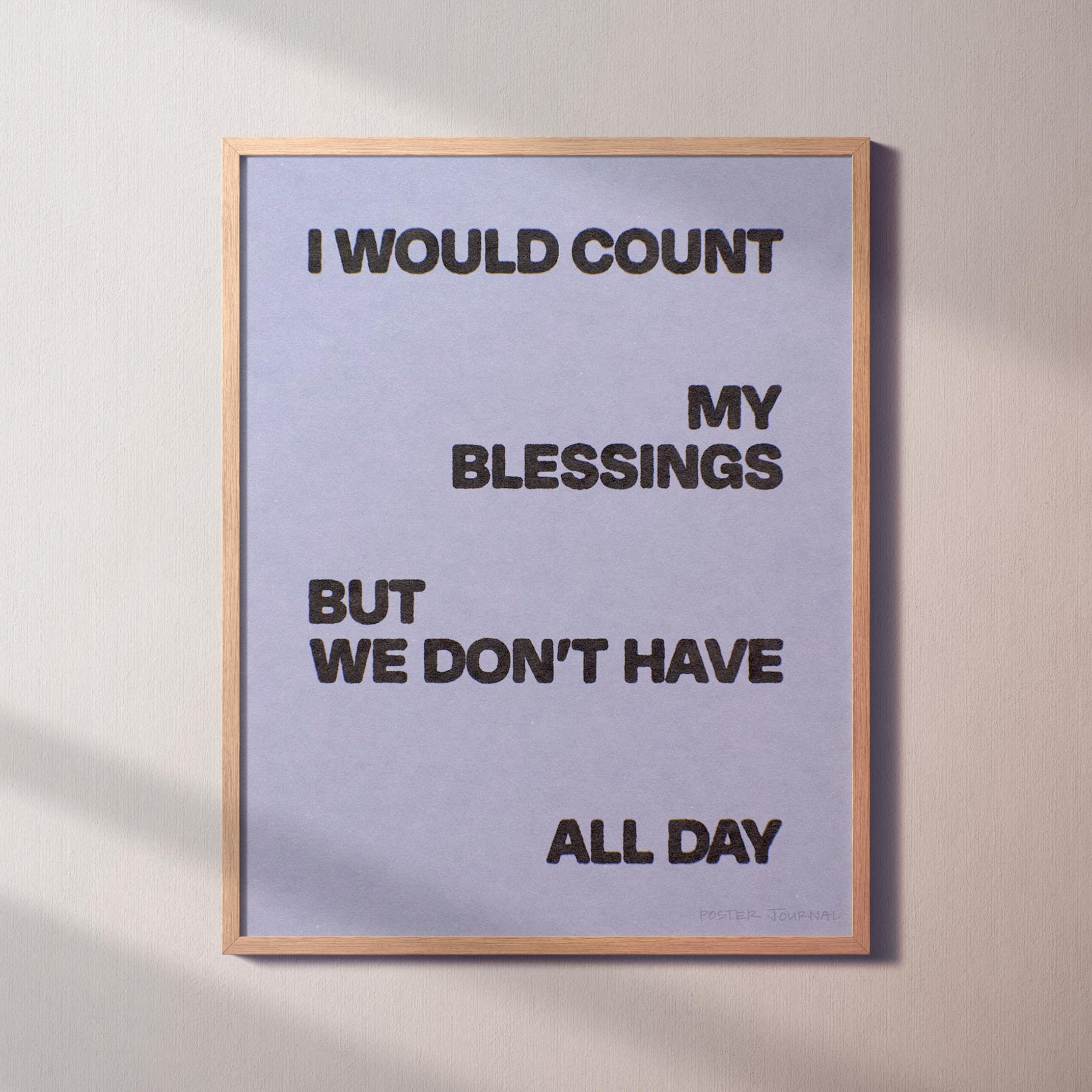 BLESSINGS PRINT