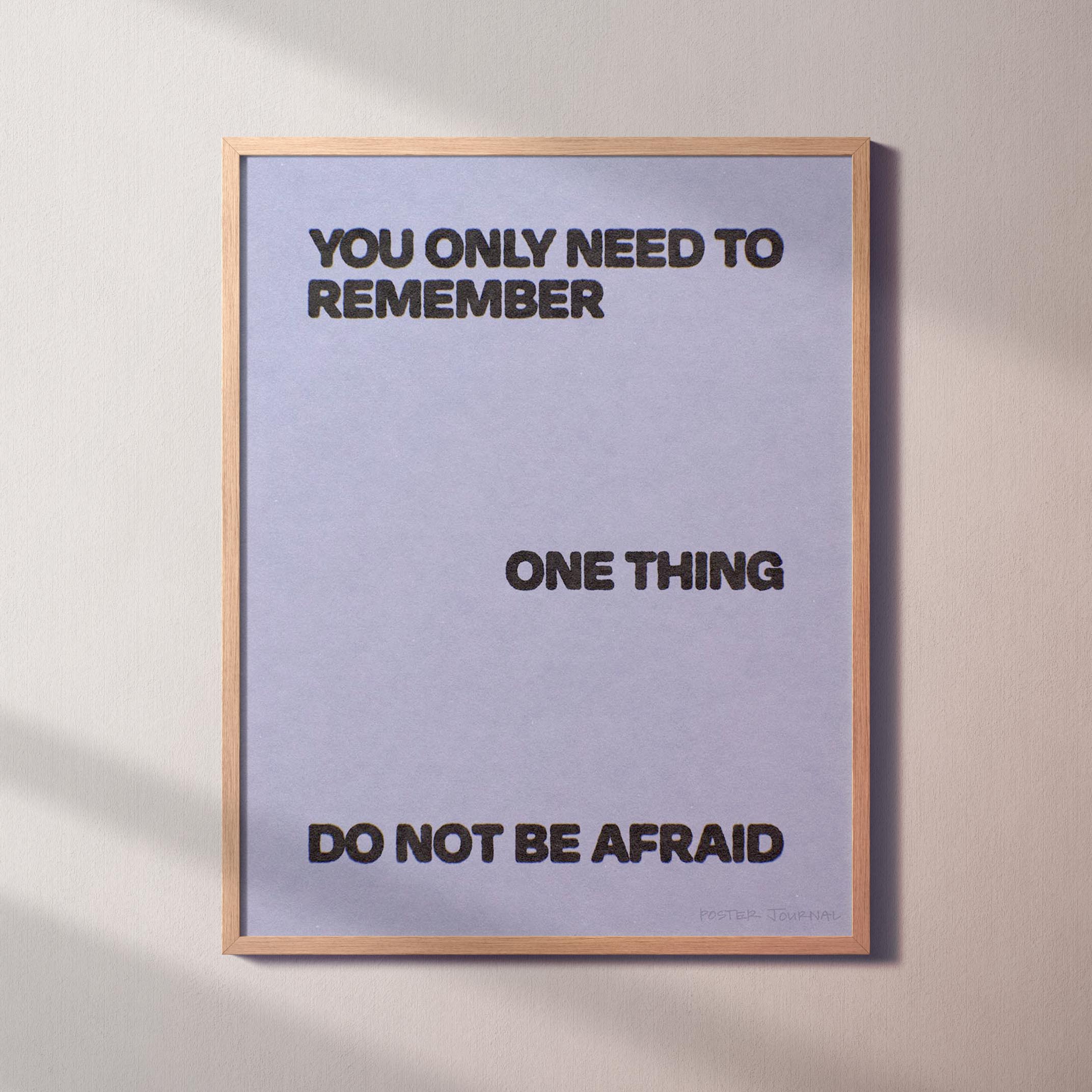 AFRAID PRINT