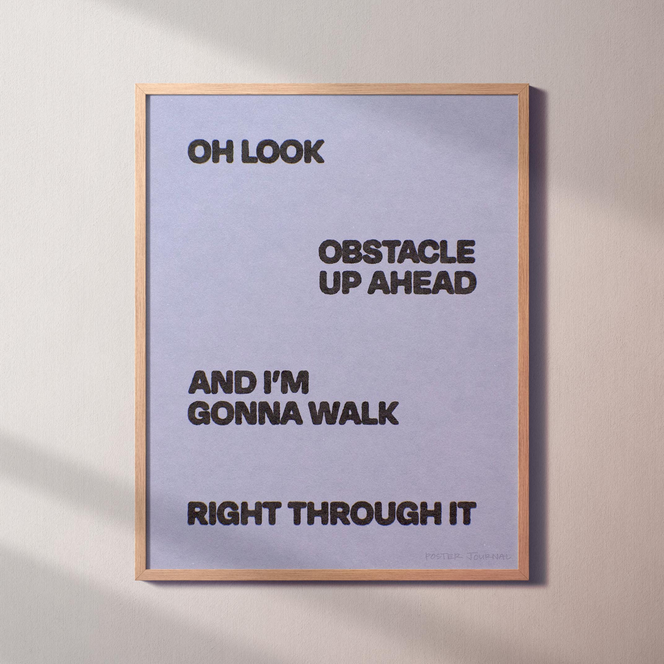 OBSTACLE PRINT