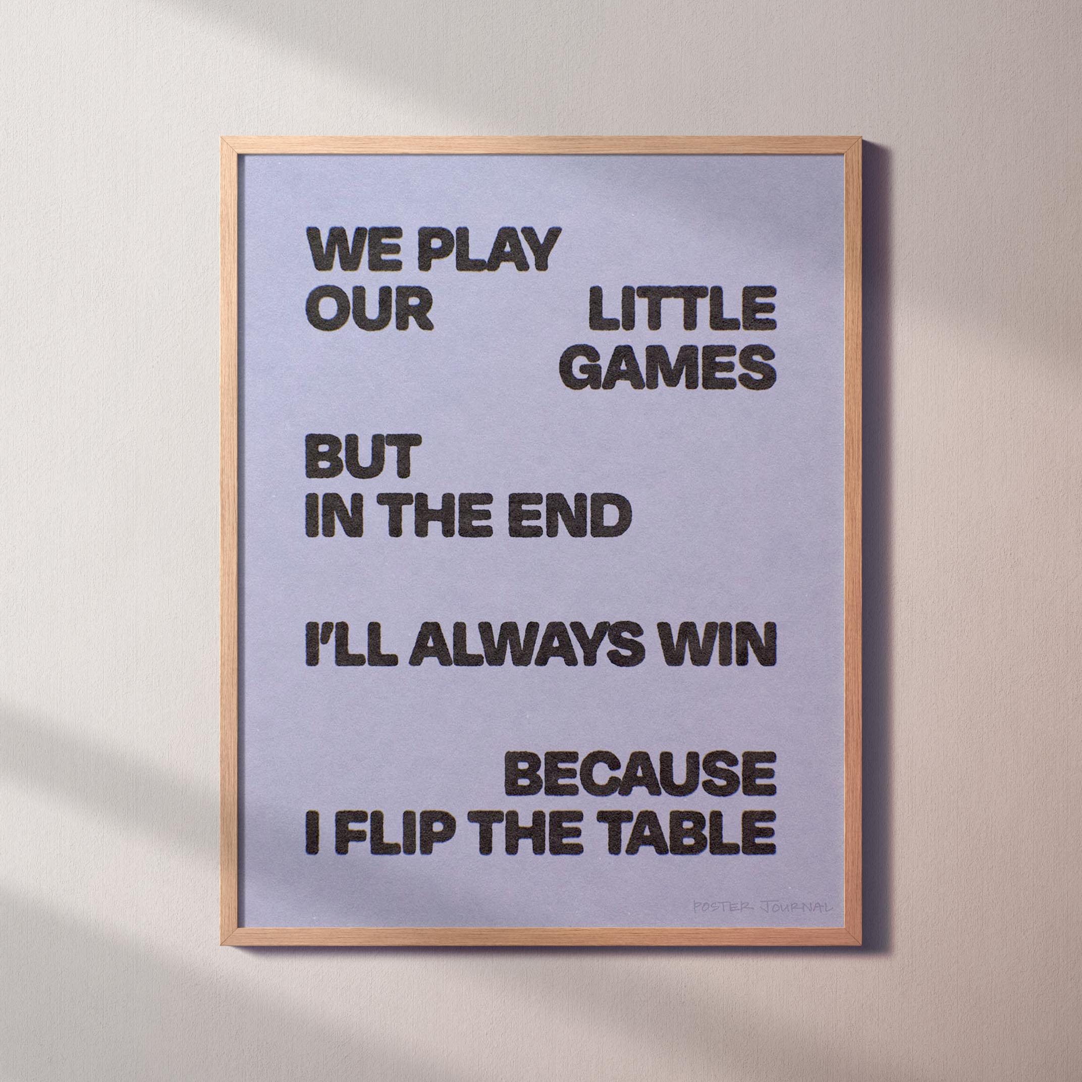 TABLE PRINT
