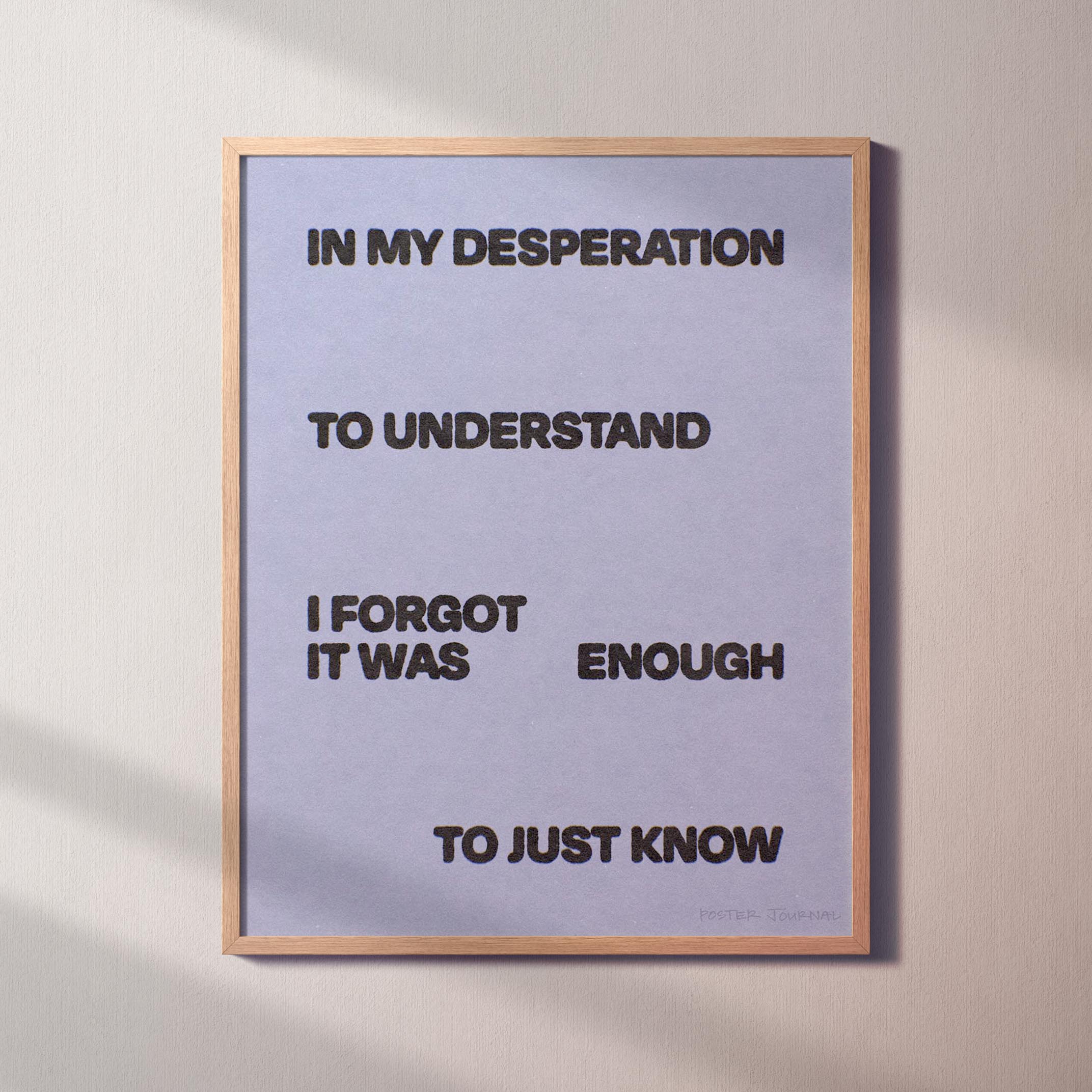 DESPERATION PRINT