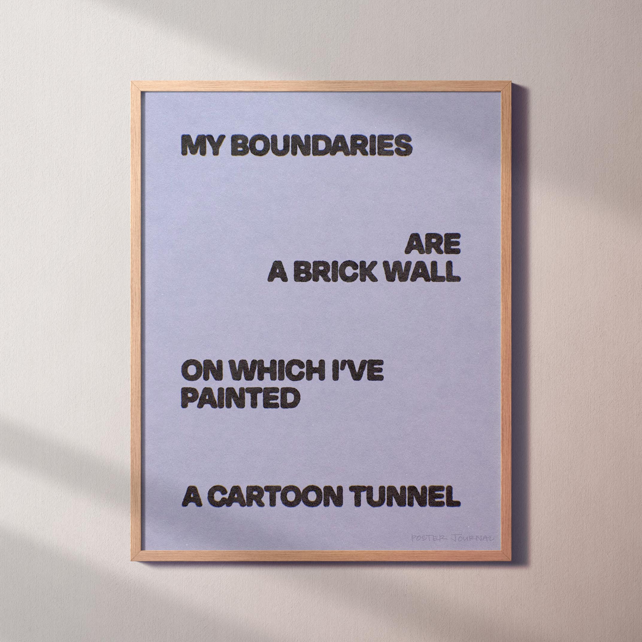 BOUNDARIES PRINT
