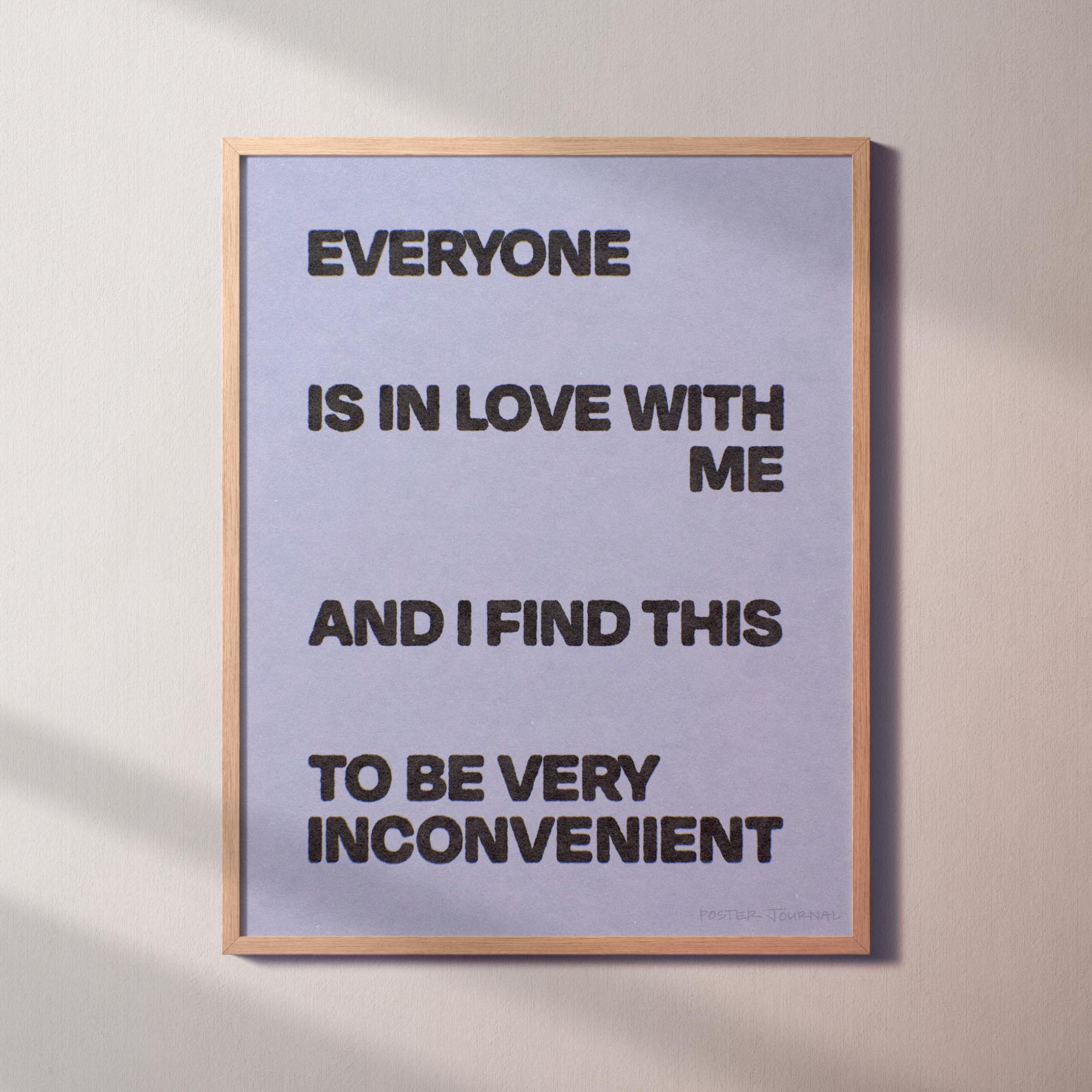 INCONVENIENT PRINT