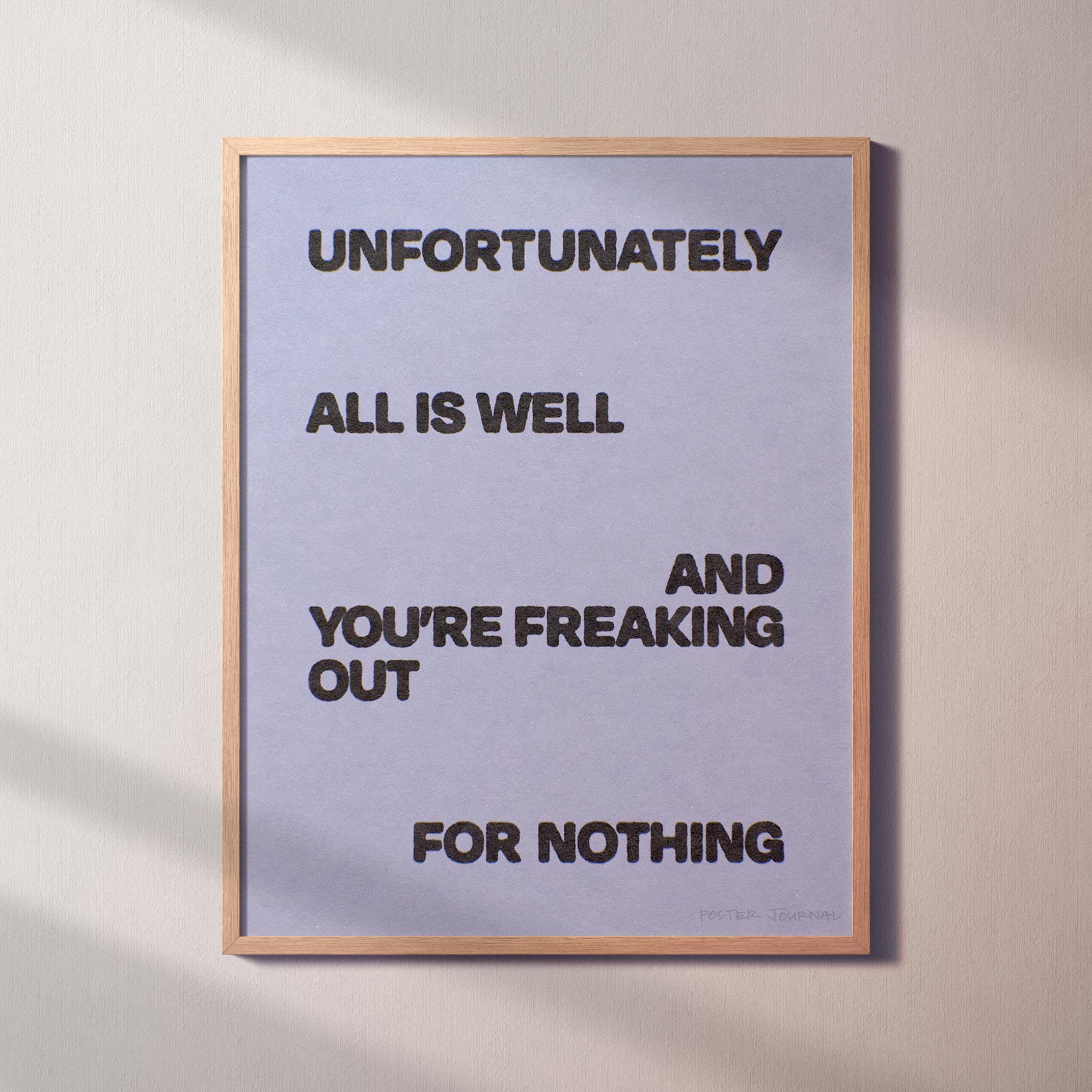 UNFORTUNATELY PRINT