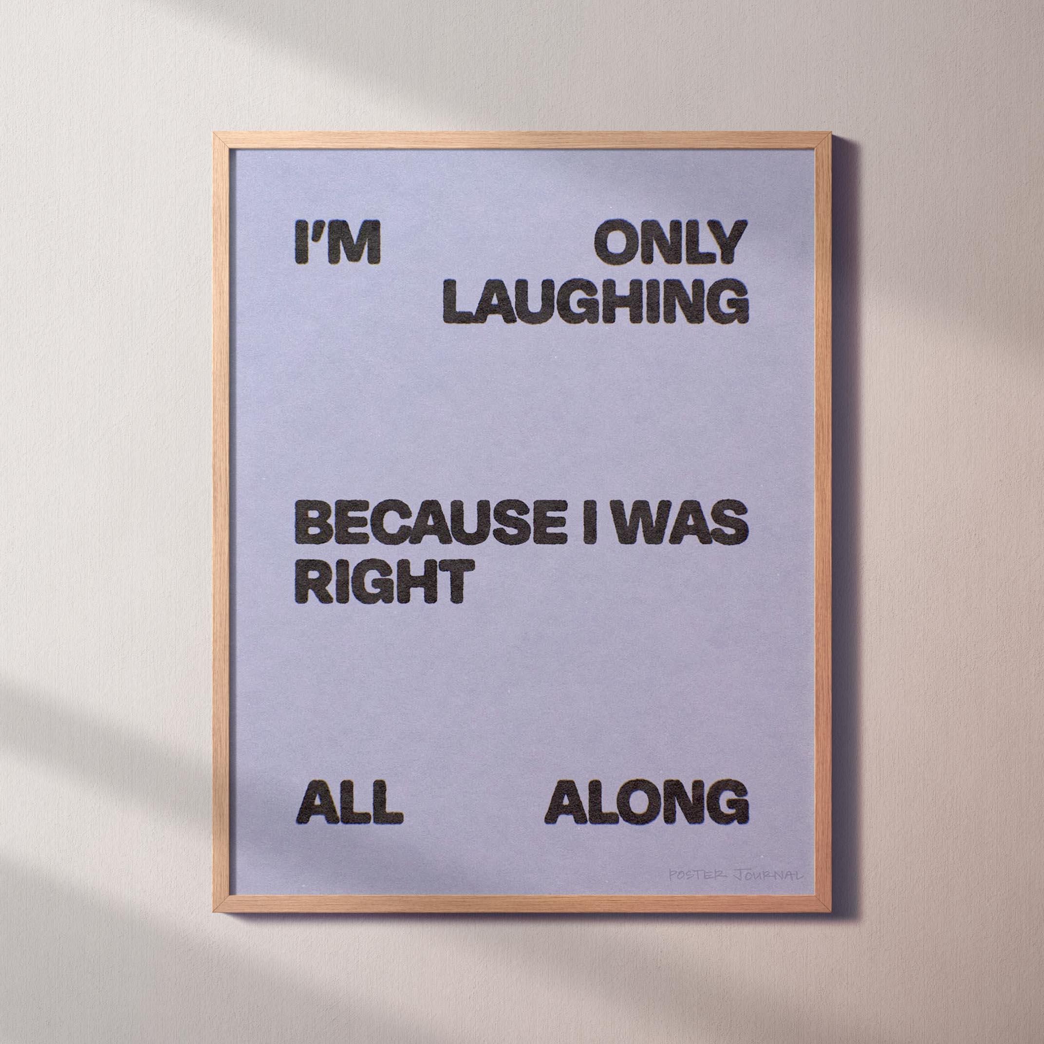 LAUGHING PRINT