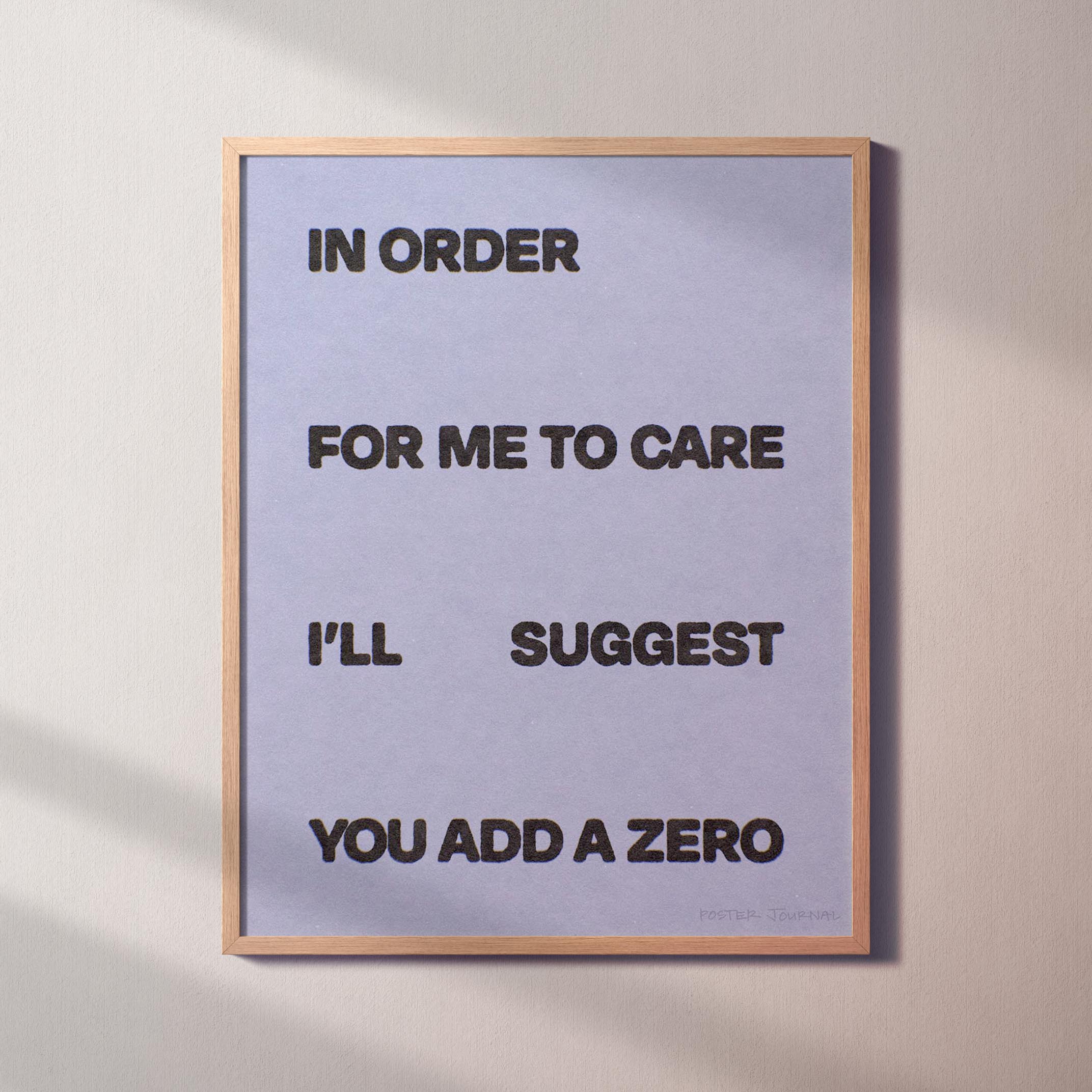 ZERO PRINT